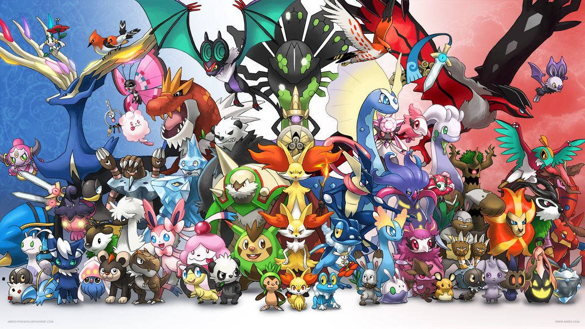 Mageuko ya Pokemon Picha ya Ukuta