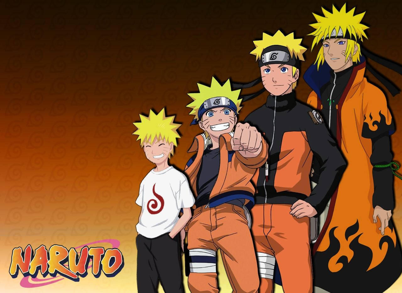 Mageuko ya Tabia ya Naruto Baridi Picha ya Ukuta