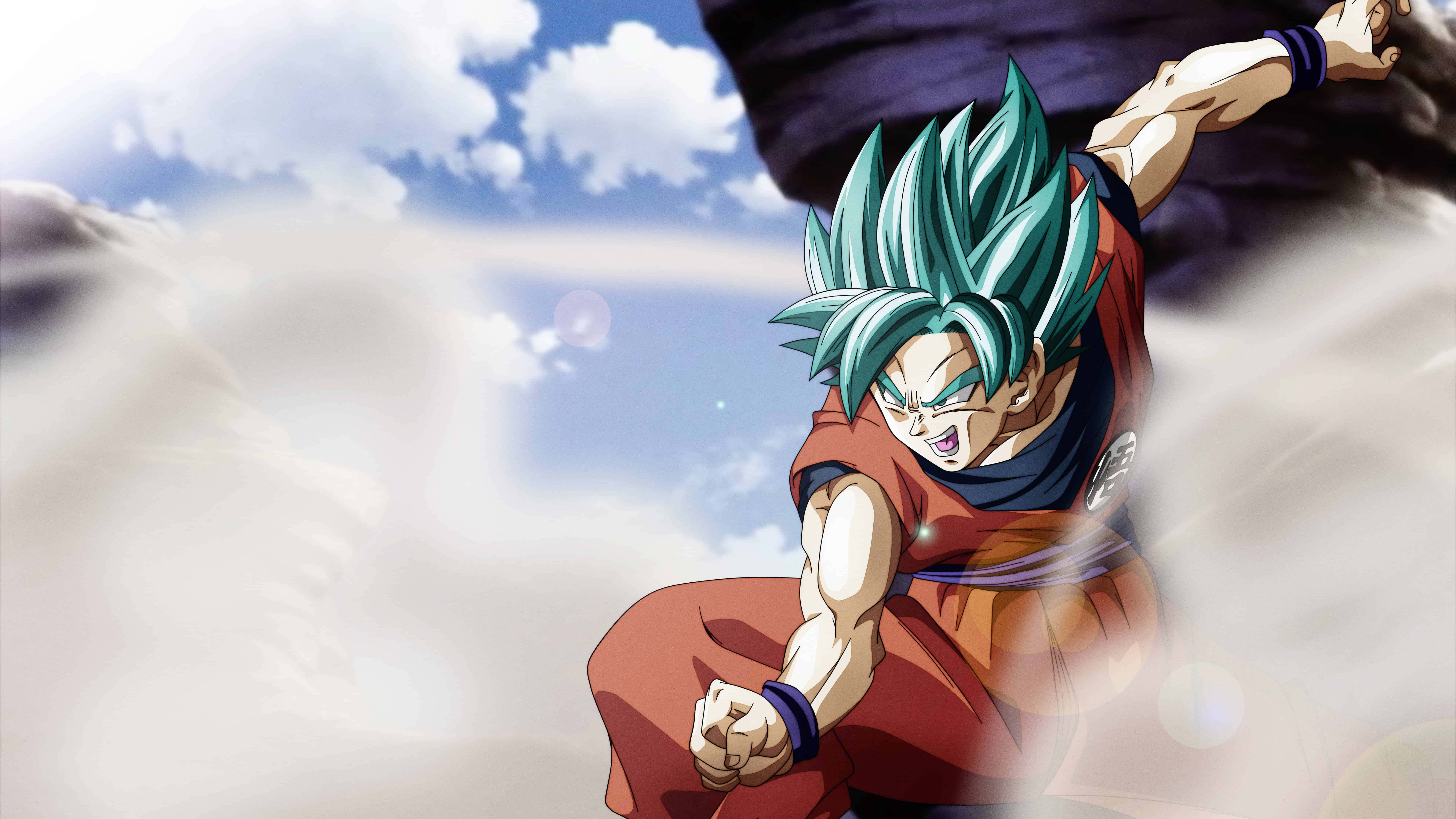 Mageuzi ya Goku kuwa Super Saiyan Blue Evolution Picha ya Ukuta