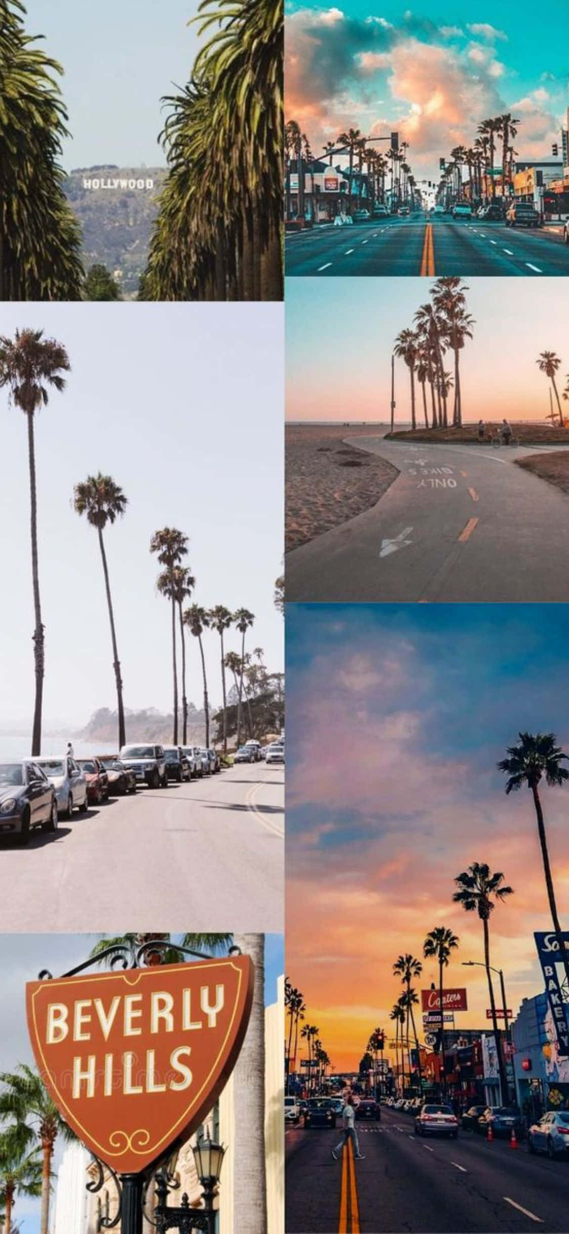 Magharibi ya kupendeza ya California inayomwanga na iPhone Xs Picha ya Ukuta