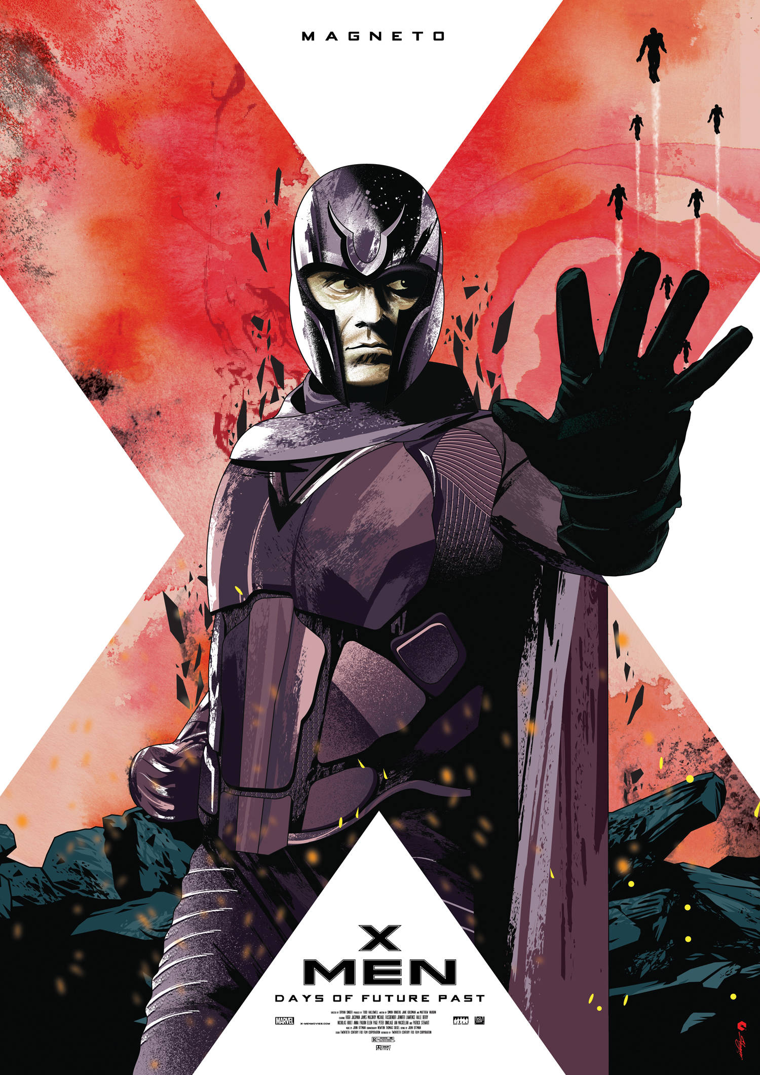 Magneto Days Of Future Past Picha ya Ukuta