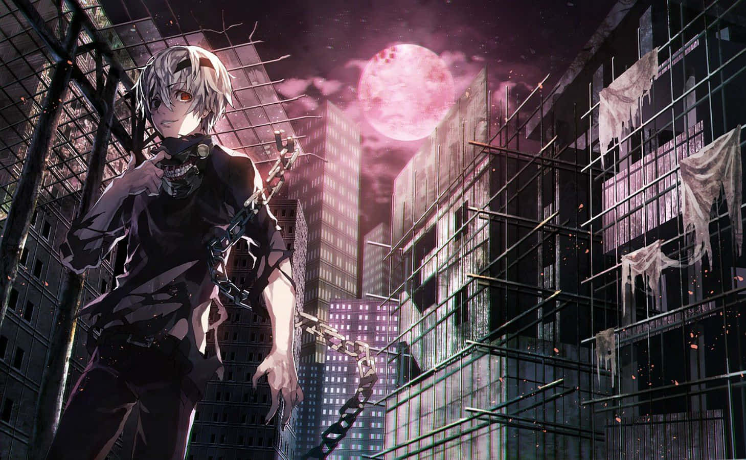 Maji ya Kuhifadhi Maisha Yake, Kaneki Ken kutoka Tokyo Ghoul Picha ya Ukuta