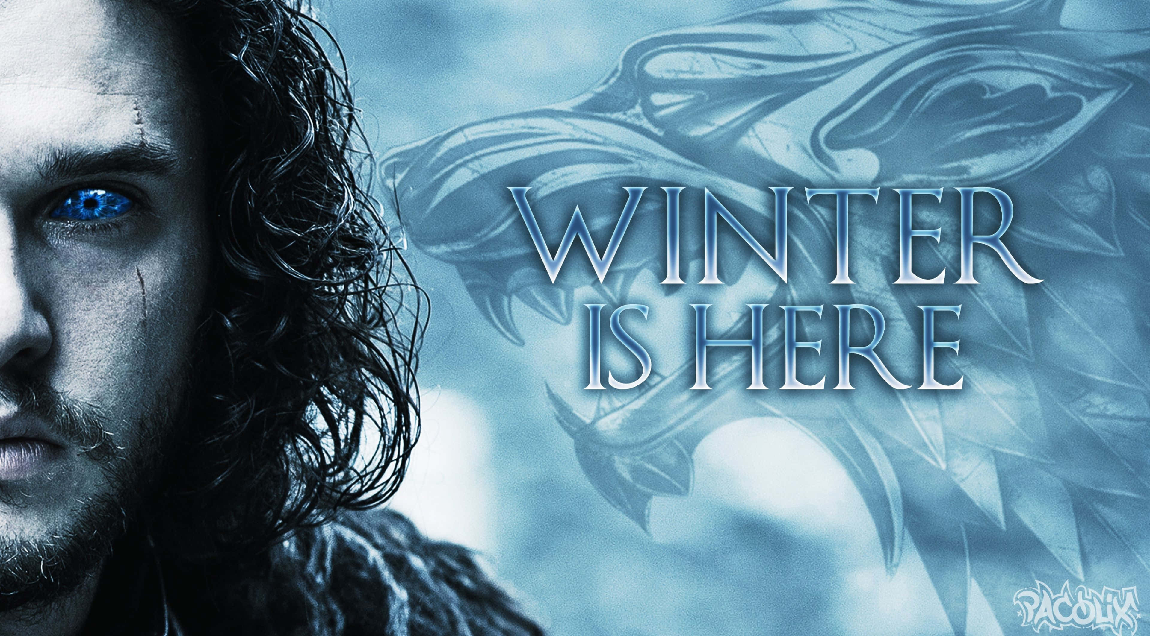 Majira ya baridi yamefika kwa Game of Thrones Picha ya Ukuta