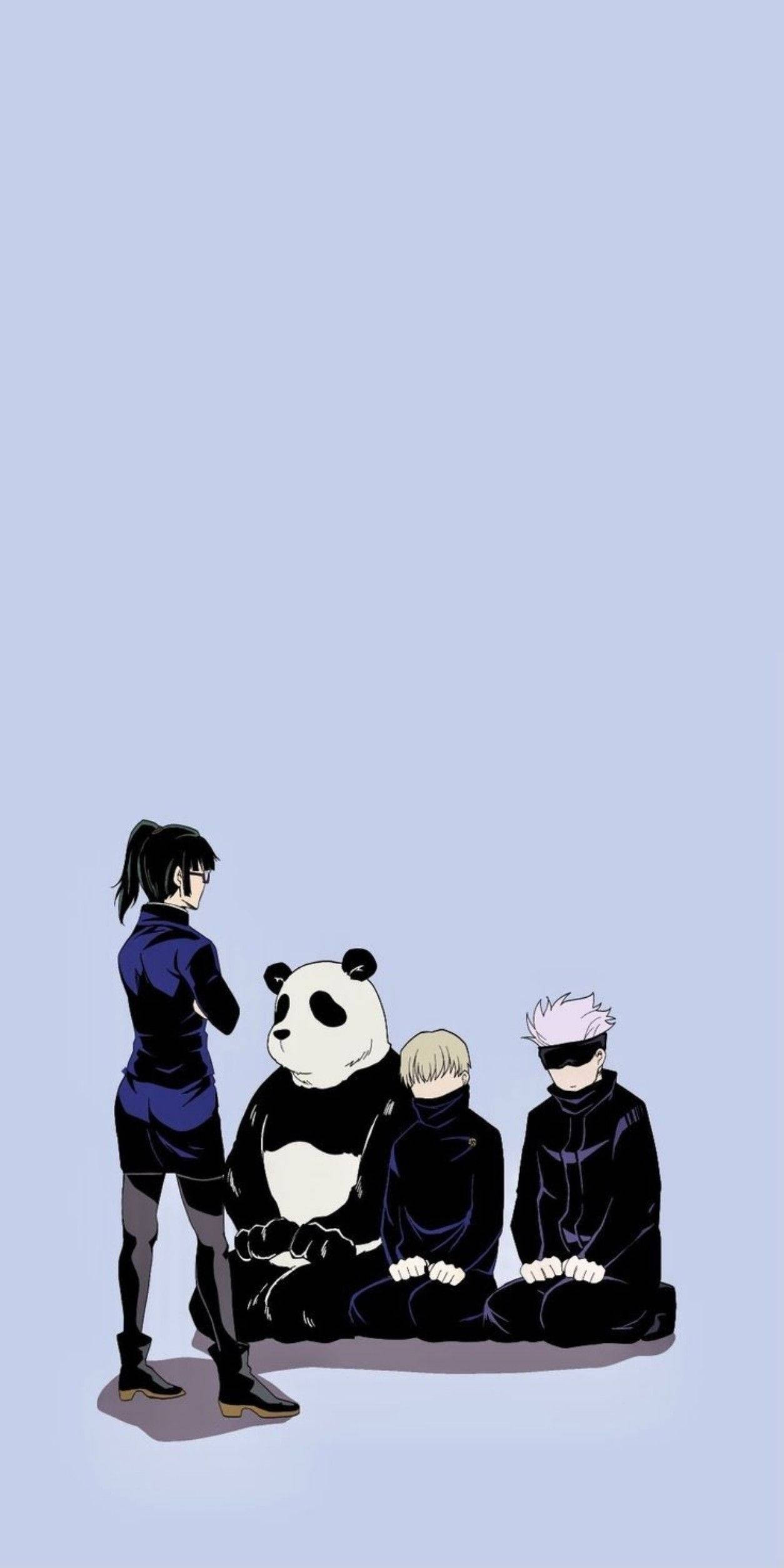 Maki Zenin Akifanya - Wallpaper ya Jujutsu Kaisen kwa Simu Picha ya Ukuta