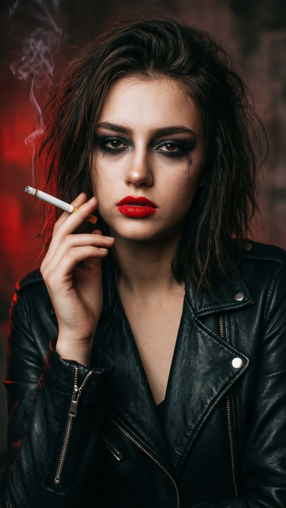 Malkia wa Grunge wa Usiku Picha ya Ukuta
