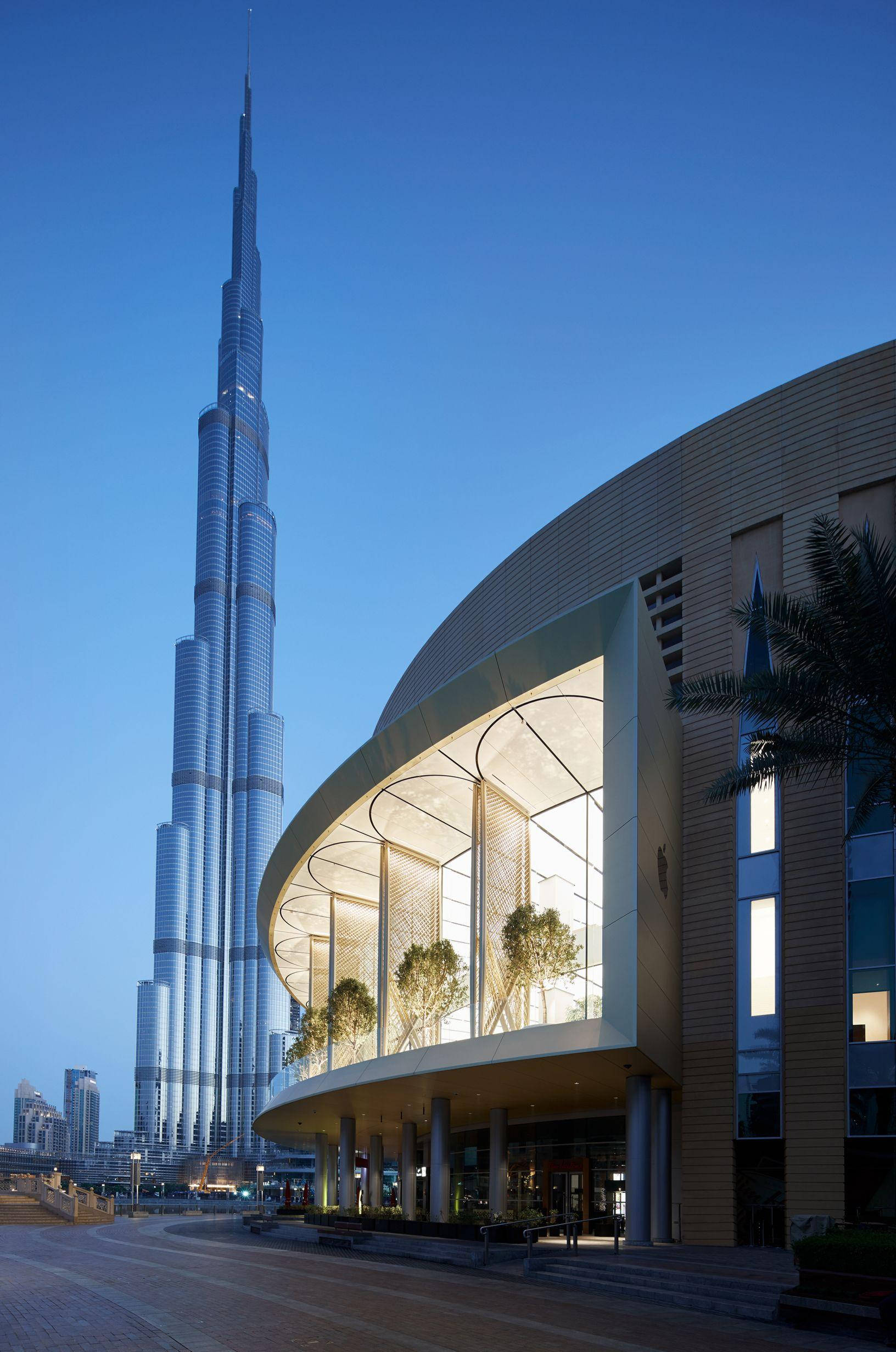Mall Apple Dubai Shopping Center Picha ya Ukuta