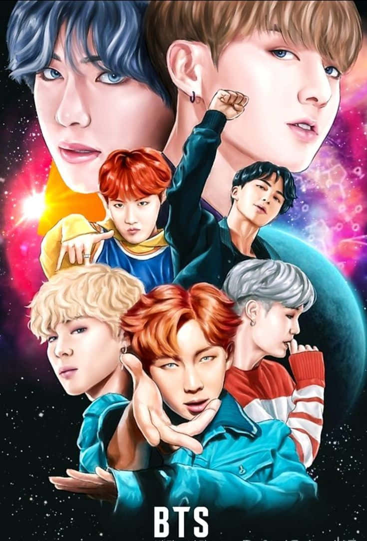 Mandalio ya Bts Picha ya Ukuta