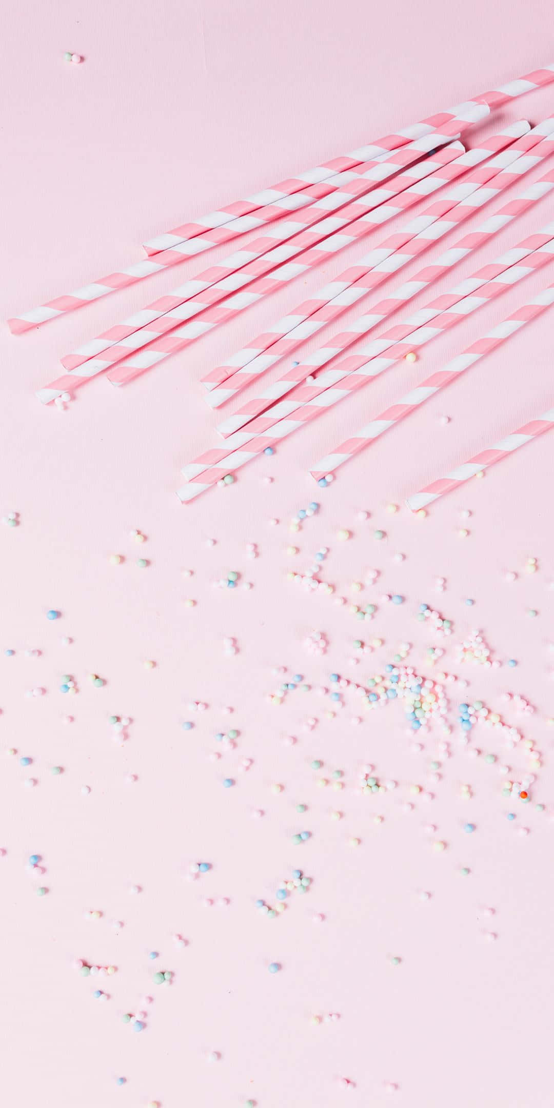 Mandari ya Pink na Virutubisho vya Pipi Picha ya Ukuta