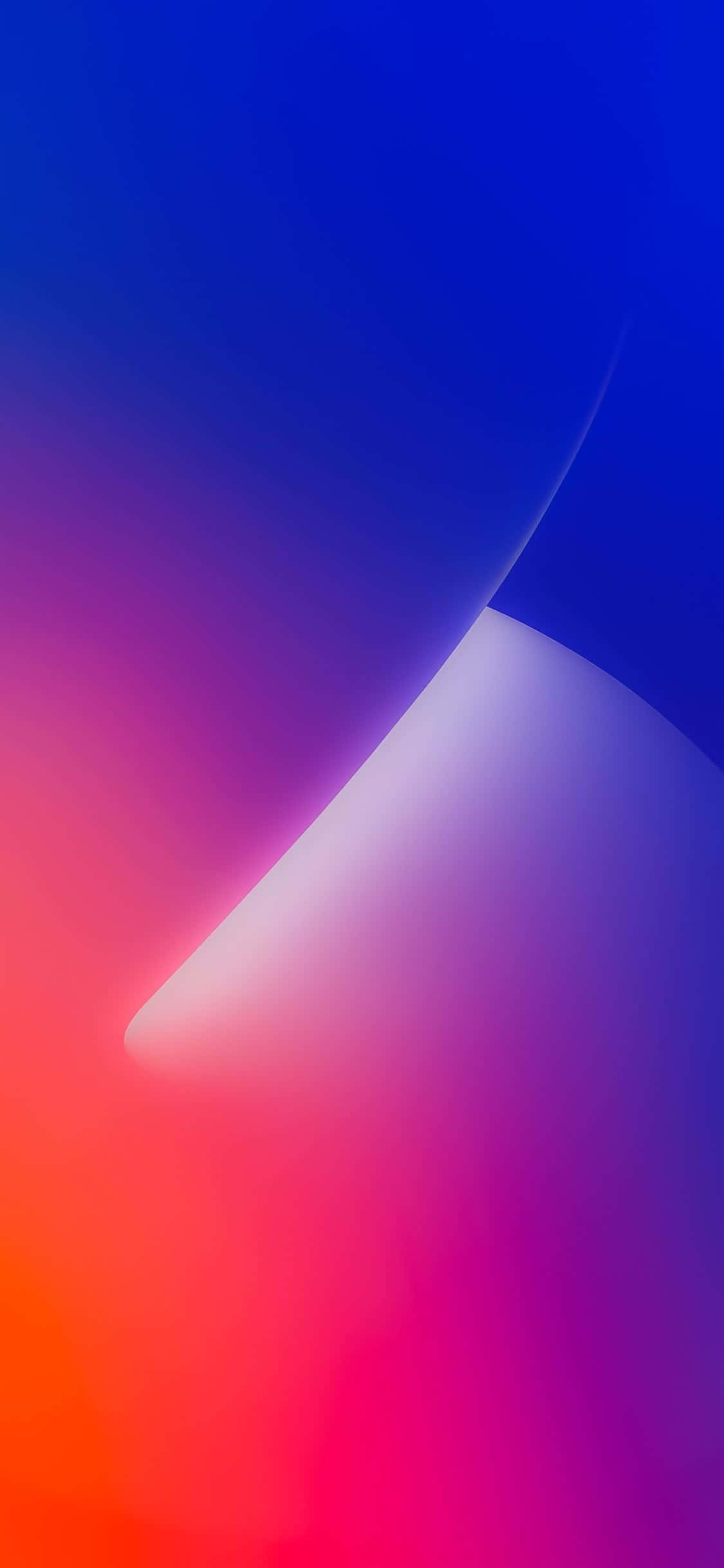 mfumo wa abstract wa rangi na rangi ya bluu, oranji na nyekundu Picha ya Ukuta