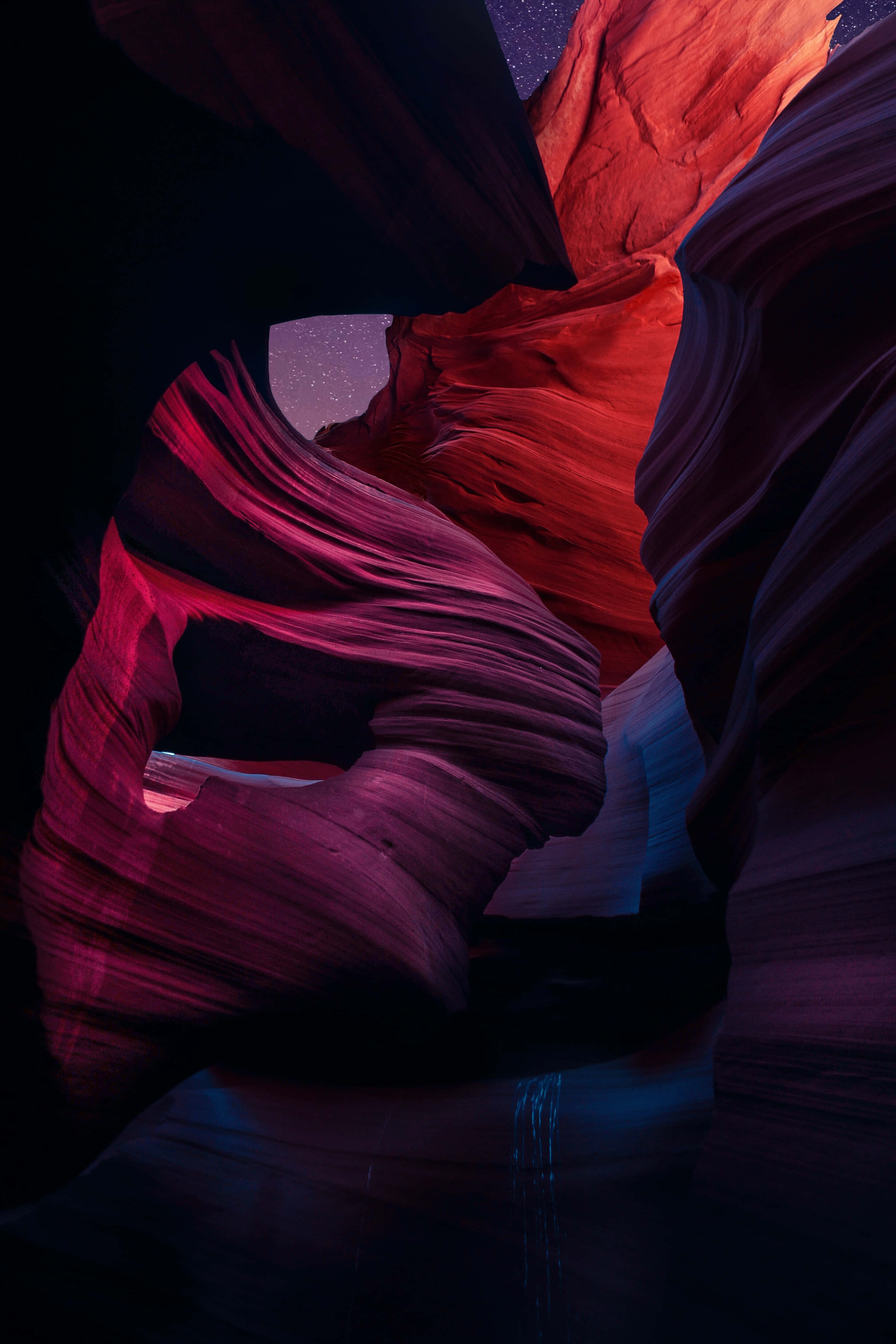 Mandhari ya Ajabu ya Antelope Canyon kwa iPhone Picha ya Ukuta