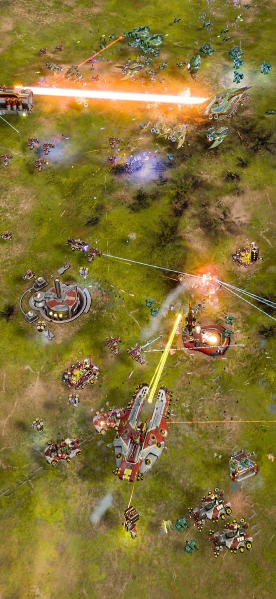 Mandhari ya Ajabu ya Sayansi ya Ashes Of The Singularity Picha ya Ukuta