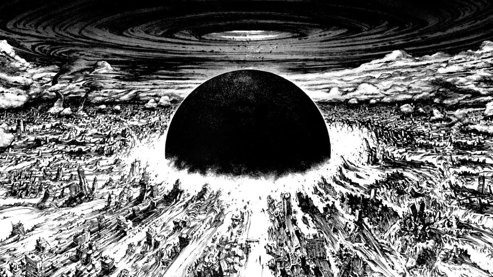 Mandhari ya Akira ya Paneli ya Manga Picha ya Ukuta