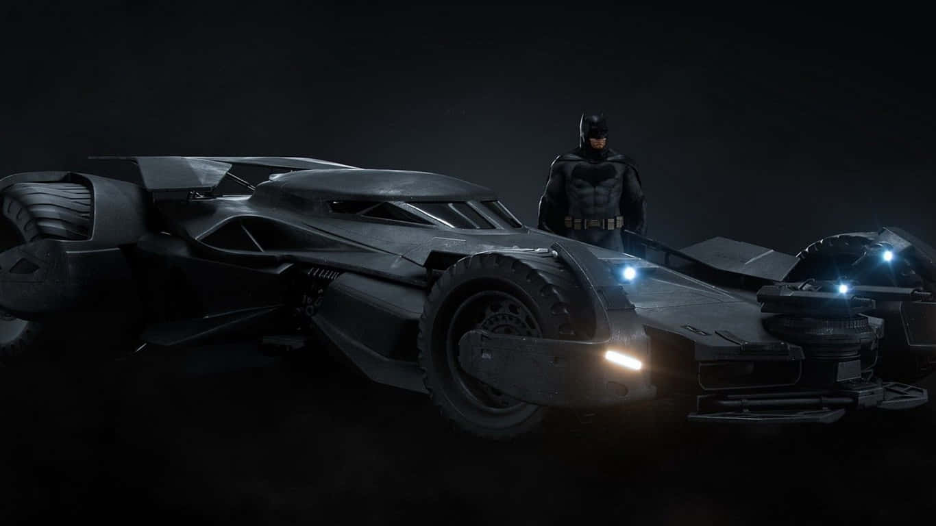 Mandhari ya Batmobile 1366x768 Batman Picha ya Ukuta