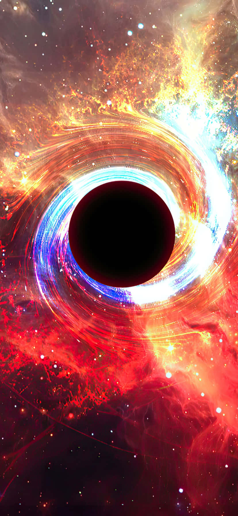 Mandhari ya Black Hole Picha ya Ukuta