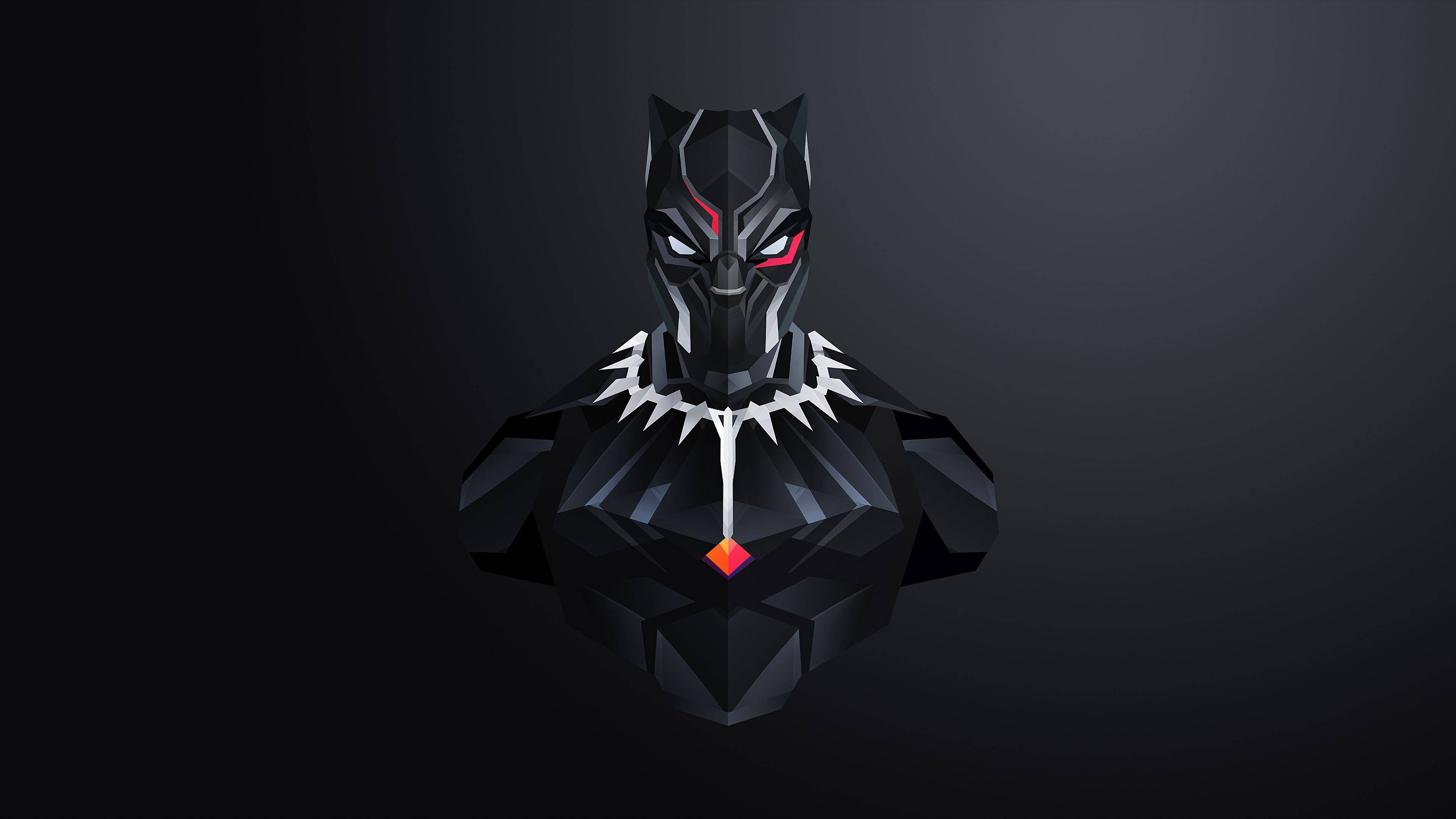 Mandhari ya Black Panther ya Kupendeza Picha ya Ukuta
