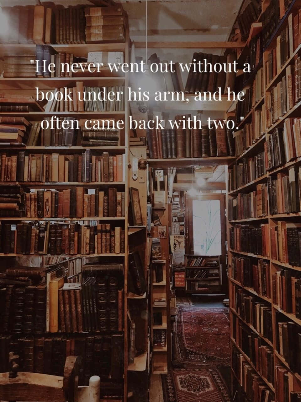 Mandhari ya Dark Academia Picha ya Ukuta