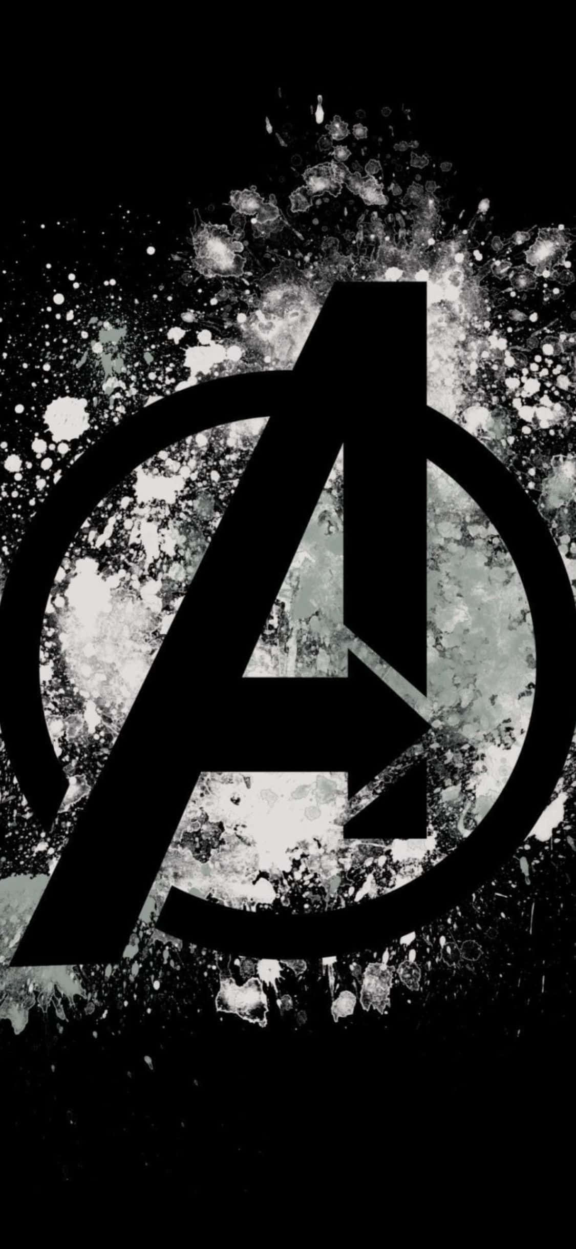 Mandhari ya iPhone XS Avengers Alama ya Abstract Picha ya Ukuta