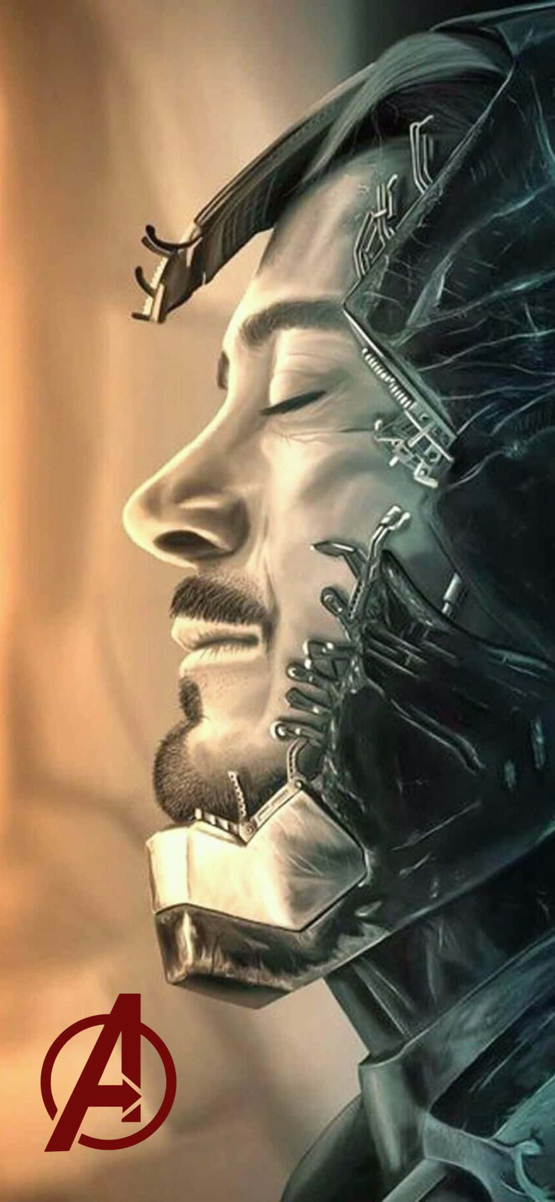 Mandhari ya iPhone XS Avengers Tony Stark Raha Picha ya Ukuta