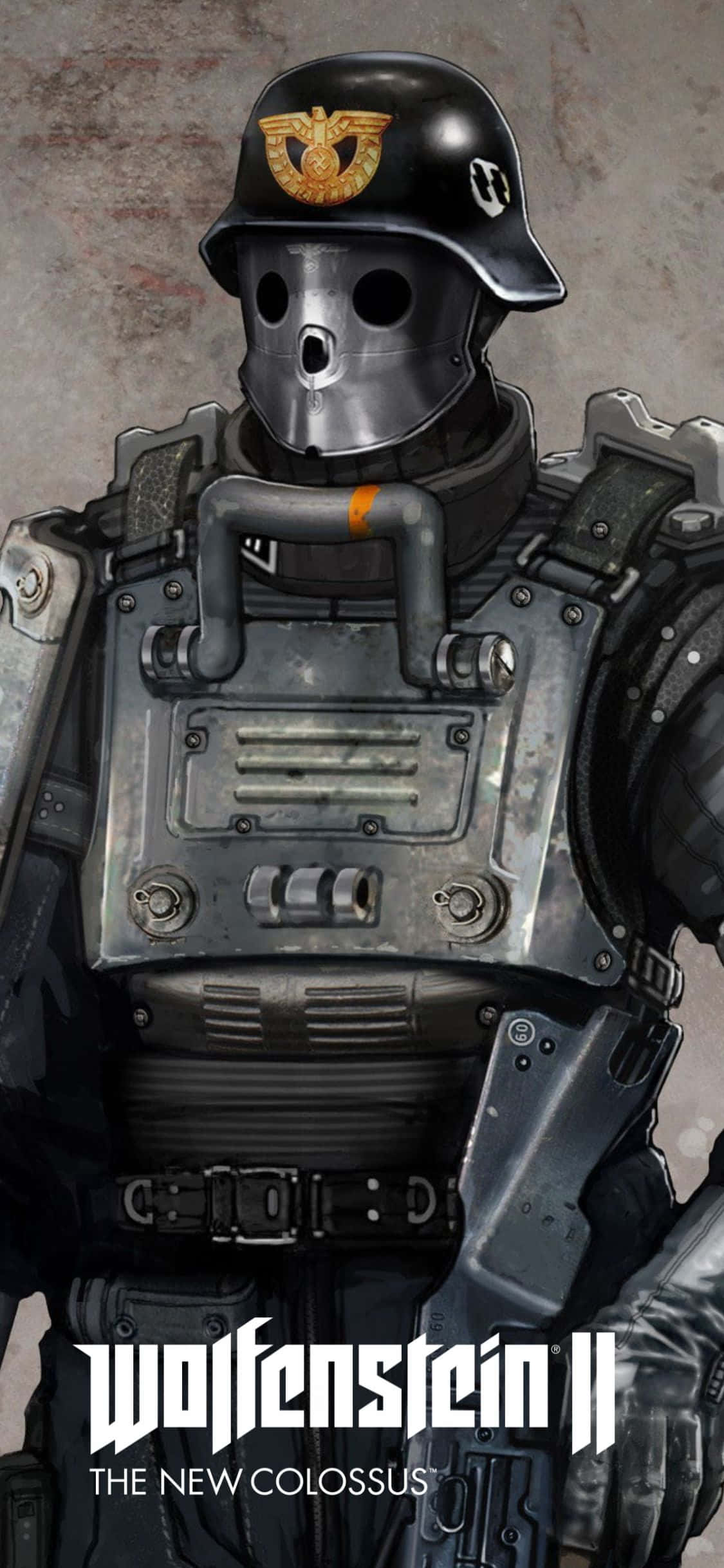 Mandhari ya iPhone Xs Wolfenstein Ii ya Askari wa Patrol Picha ya Ukuta