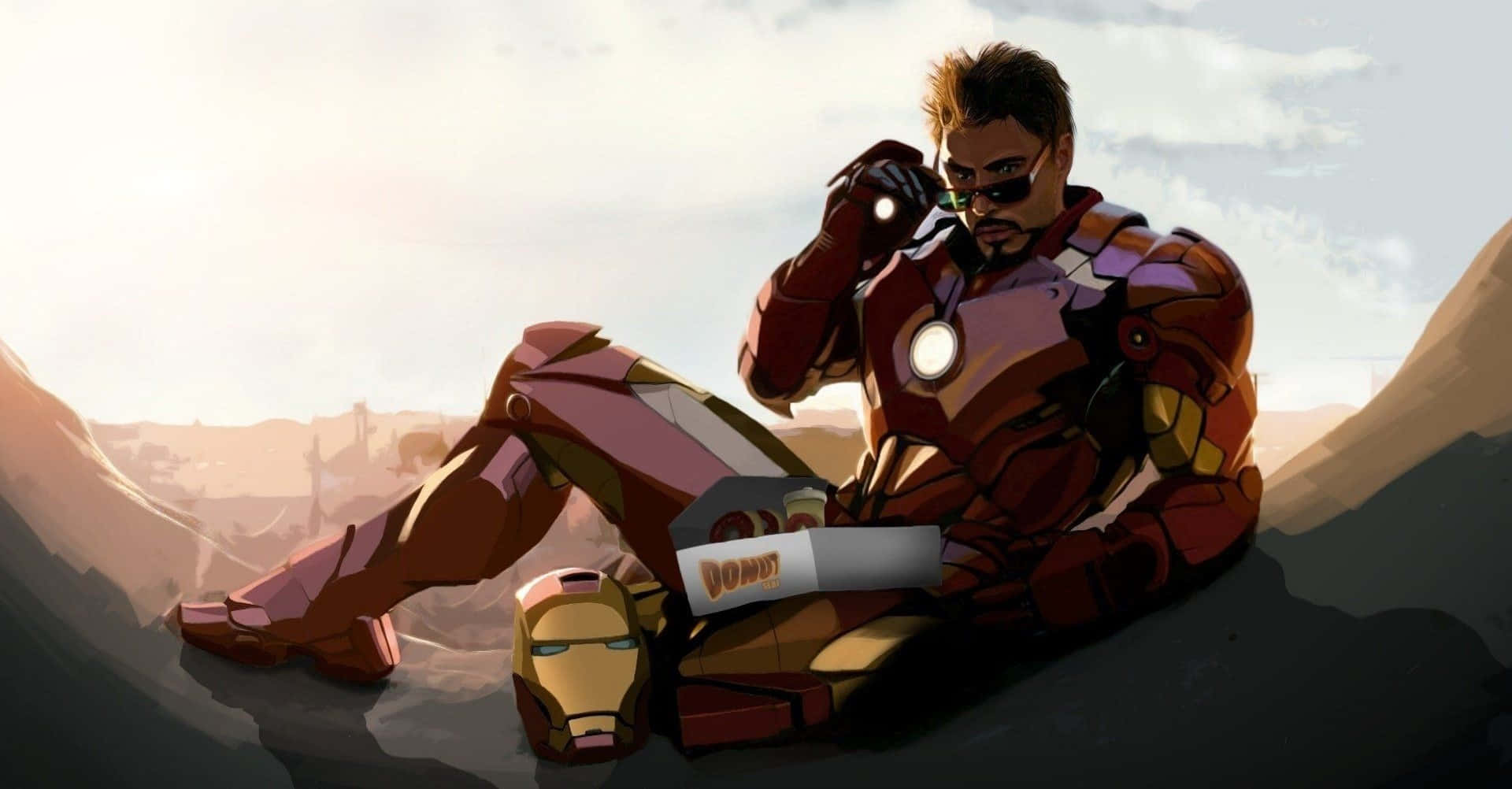 Mandhari ya Iron Man Picha ya Ukuta