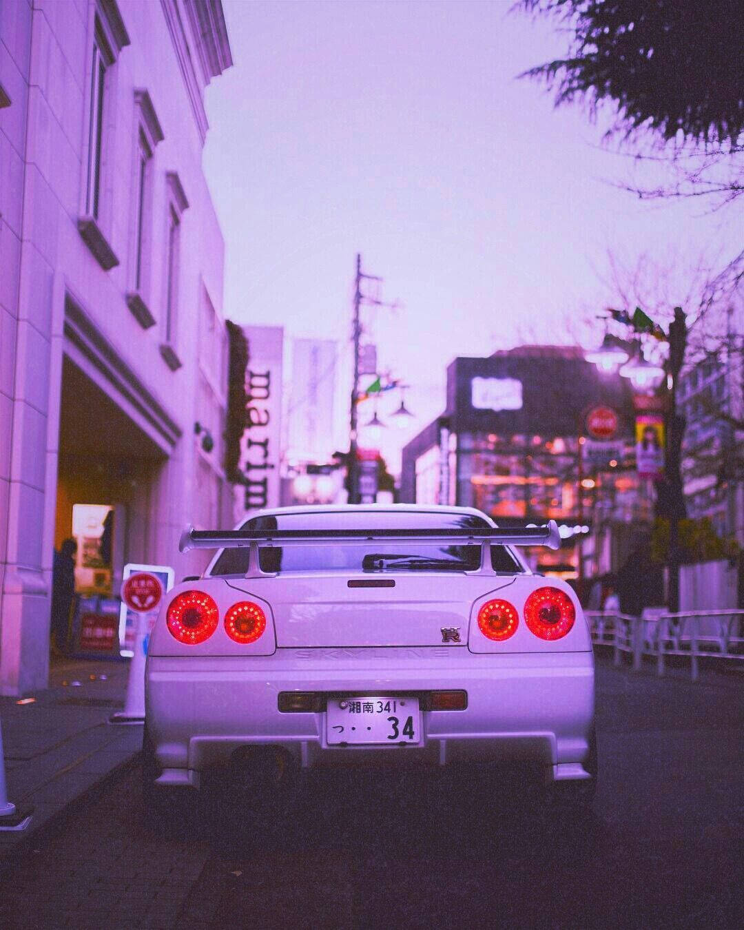 Mandhari ya JDM Skyline GT-R Picha ya Ukuta