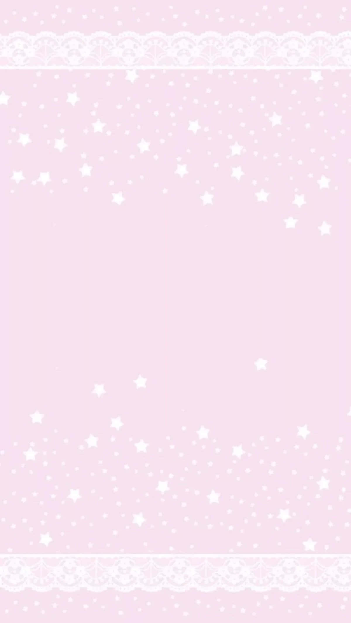Mandhari ya Kawaii Pink ya Kupendeza Picha ya Ukuta