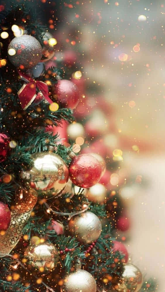 “Mandhari ya Krismasi nyeupe kamili” Picha ya Ukuta