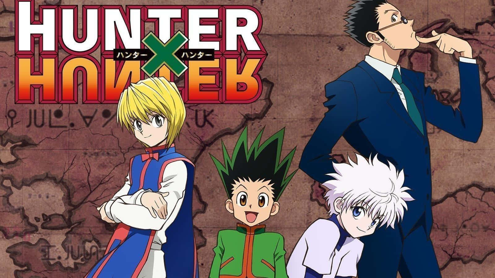 Mandhari ya Kurapika na Gon wa Hunter X Hunter Picha ya Ukuta