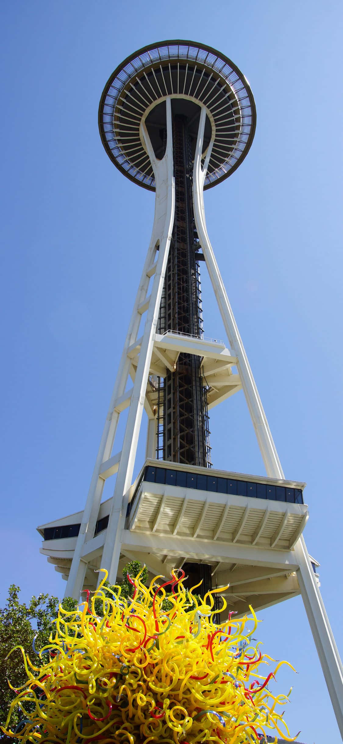 Mandhari ya kusisimua ya Seattle kama inavyotazamwa kutoka iPhone X Picha ya Ukuta