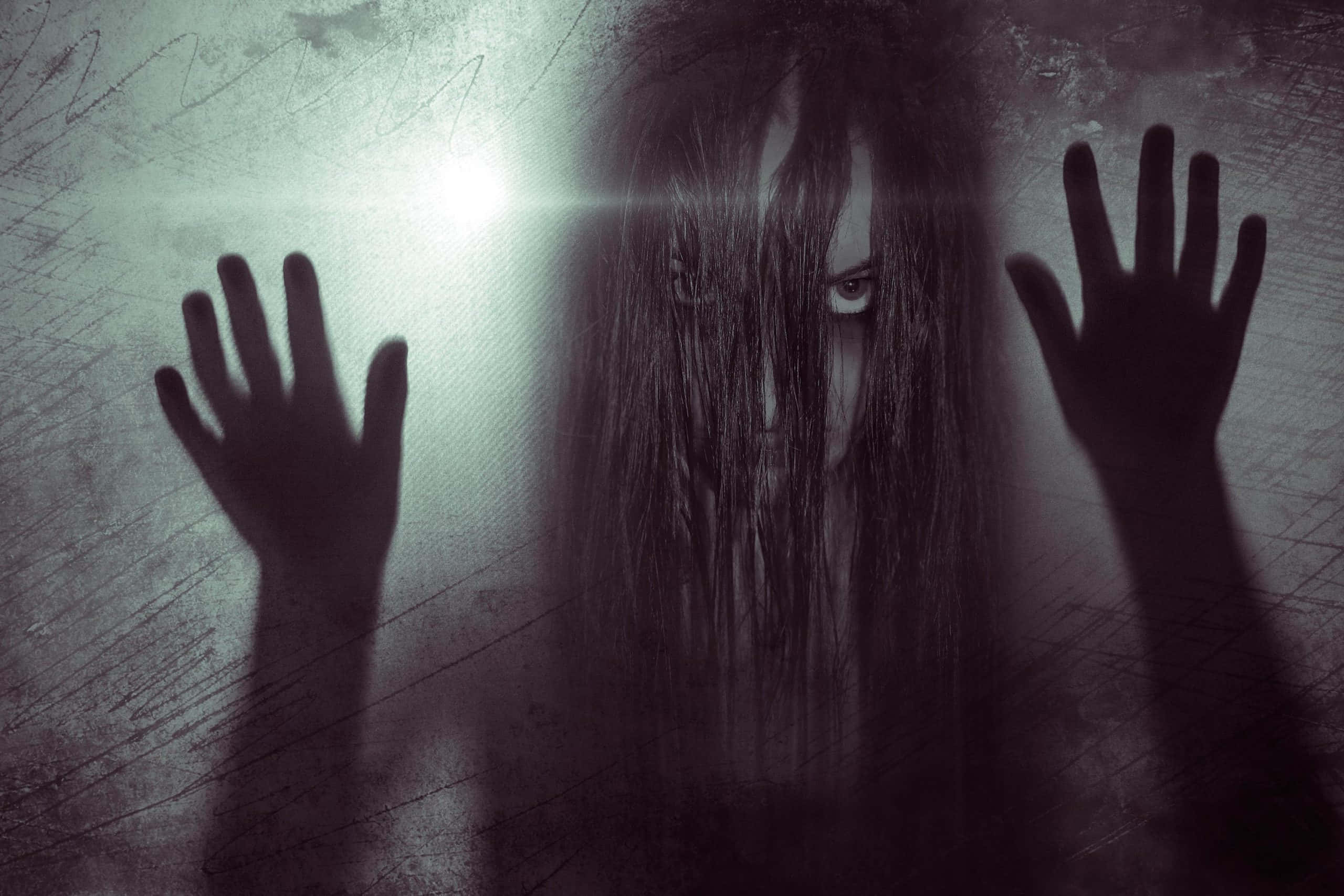 Mandhari ya Kutisha ya Halloween Picha ya Ukuta