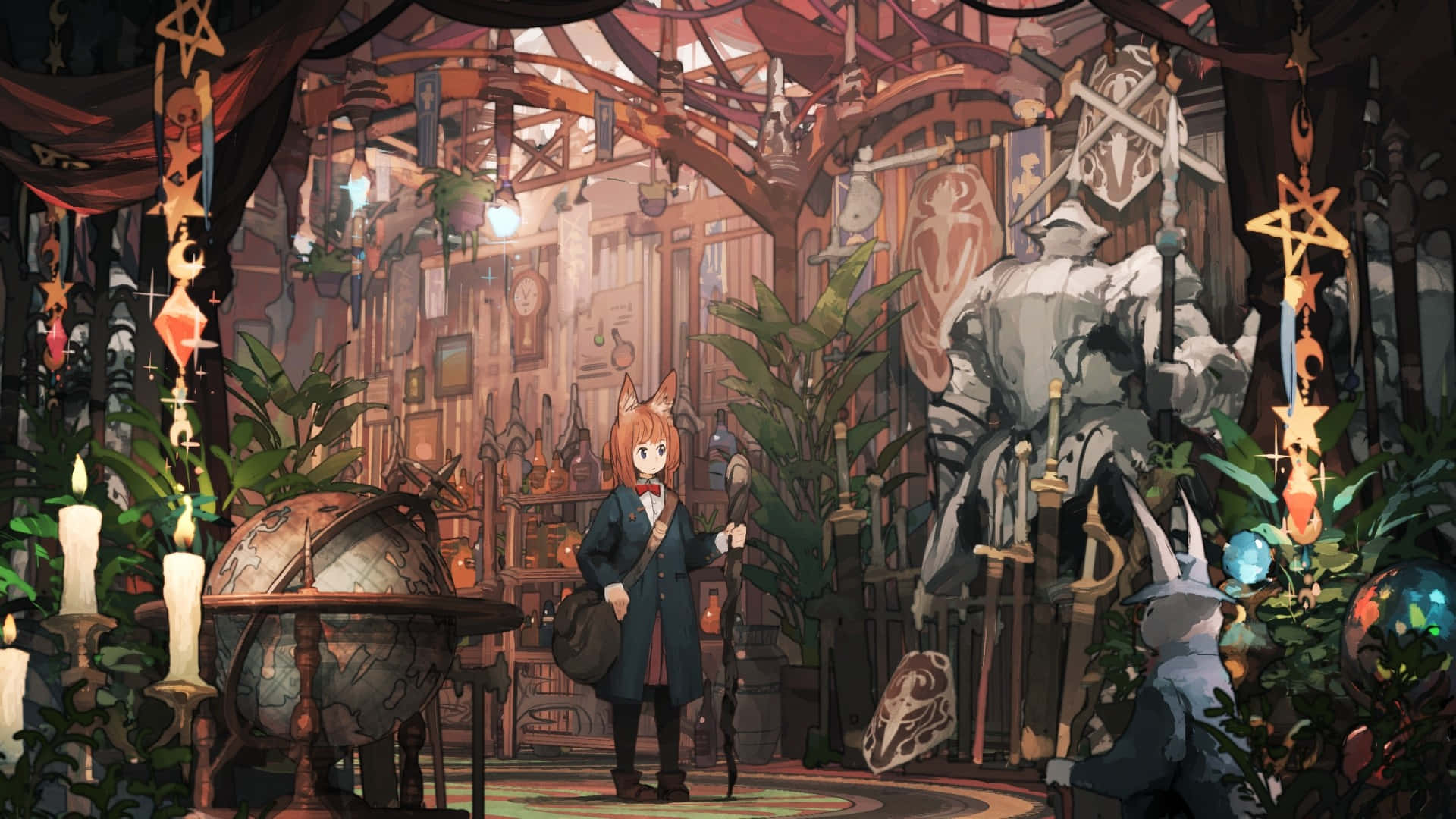 Mandhari ya Kuvutia ya Usuli wa Anime Picha ya Ukuta