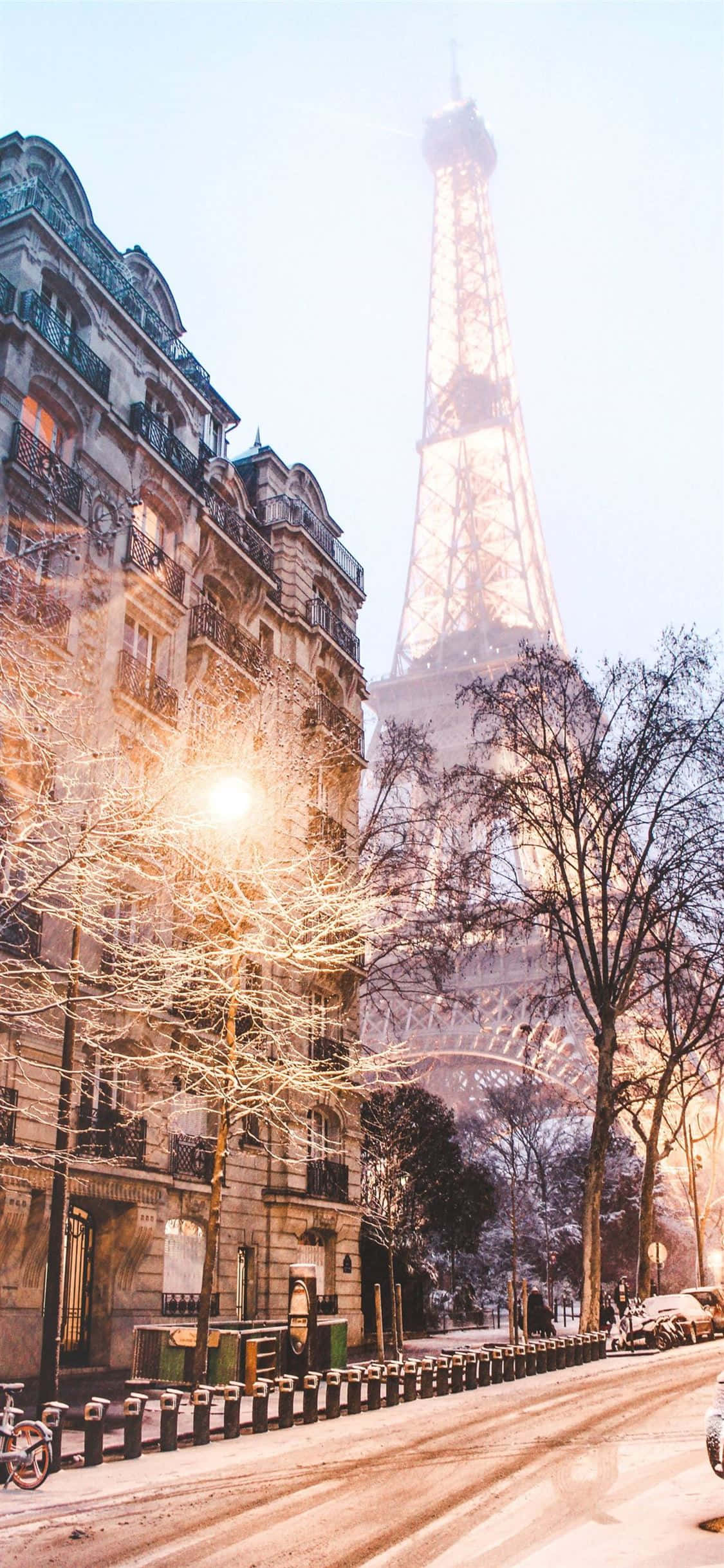 Mandhari ya Paris Picha ya Ukuta