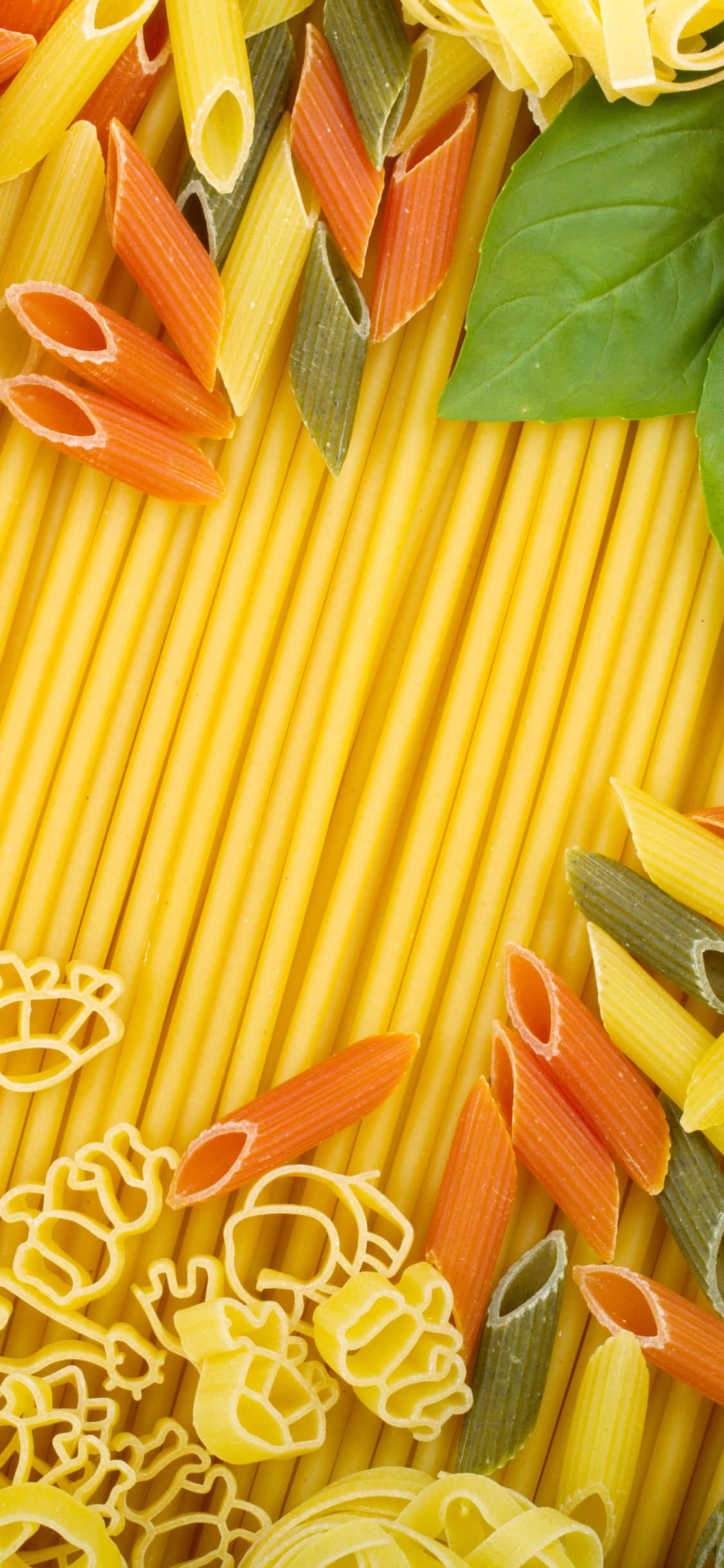 Mandhari ya Pasta ya iPhone X Rangi ya Kifaru na Kijani Picha ya Ukuta