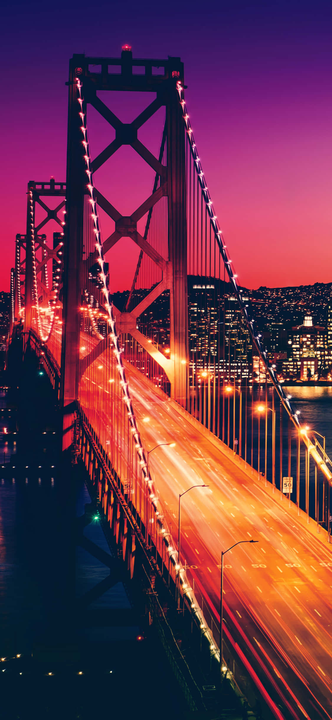 Mandhari ya pwani ya California kutoka iPhone X Picha ya Ukuta