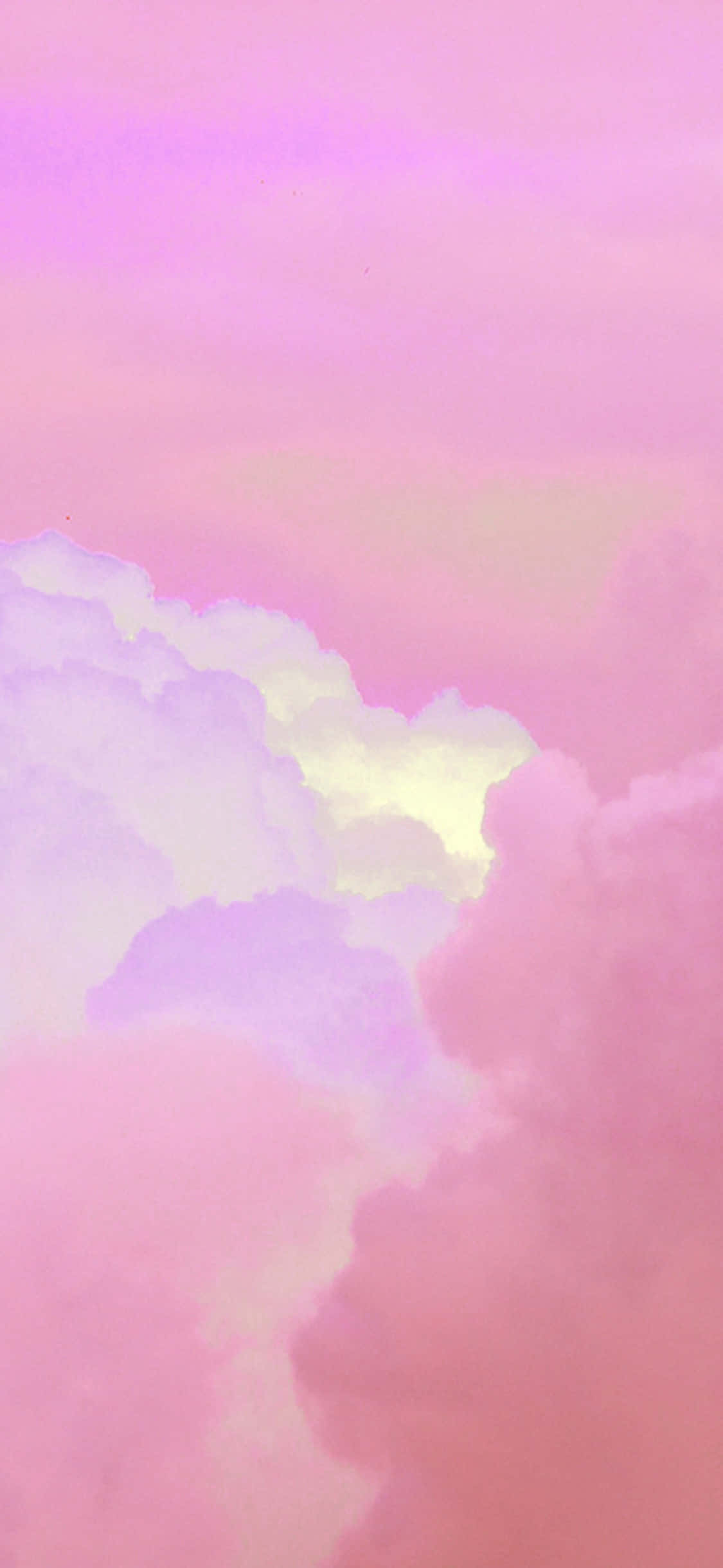 Mandhari ya Rangi ya Pastel Pink na Purple ya Mwangaza na Rangi Picha ya Ukuta