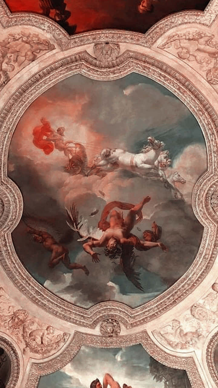 Mandhari ya Renaissance Anguko la Icarus Picha ya Ukuta