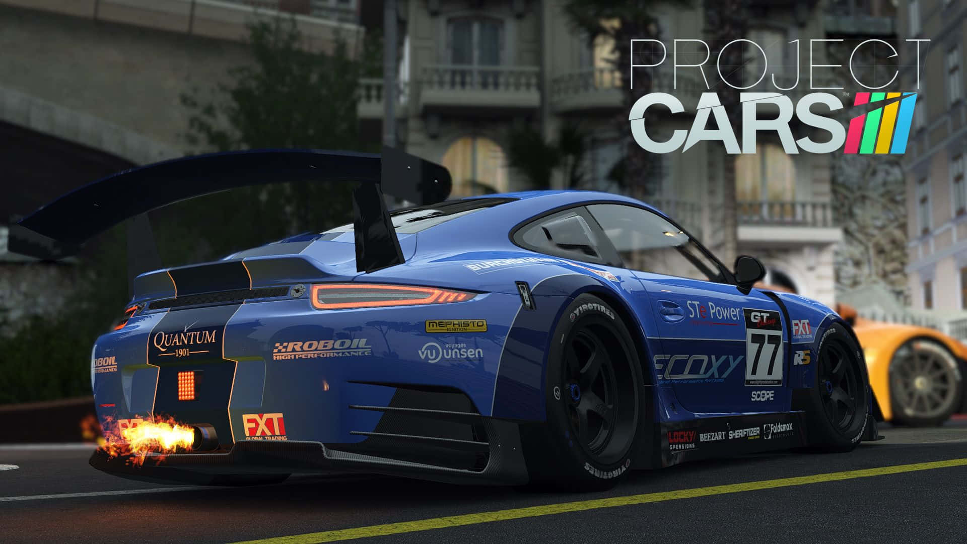 Mandhari ya Sanaa ya Mchezo wa Video wa Project Cars HD Picha ya Ukuta