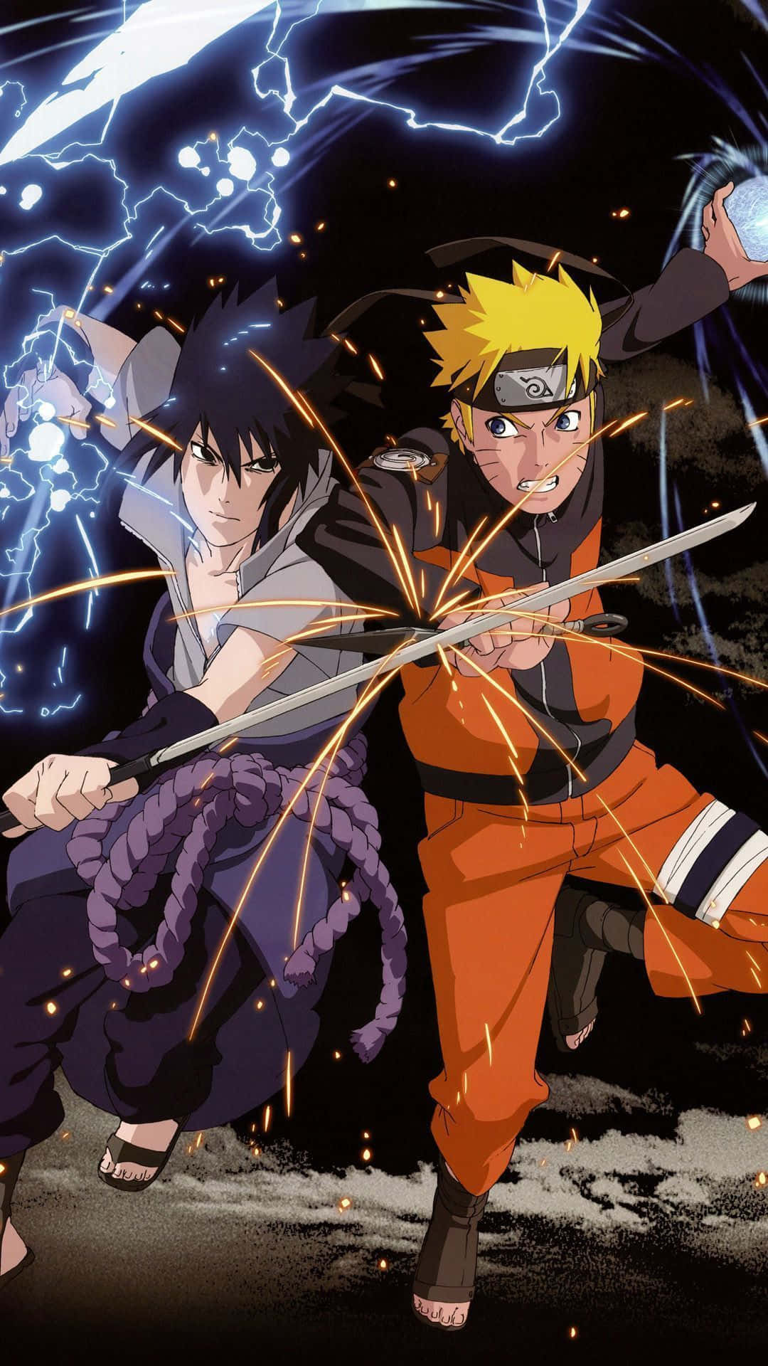 Mandhari ya Simu ya Naruto Uzumaki Mwenye Nguvu Picha ya Ukuta