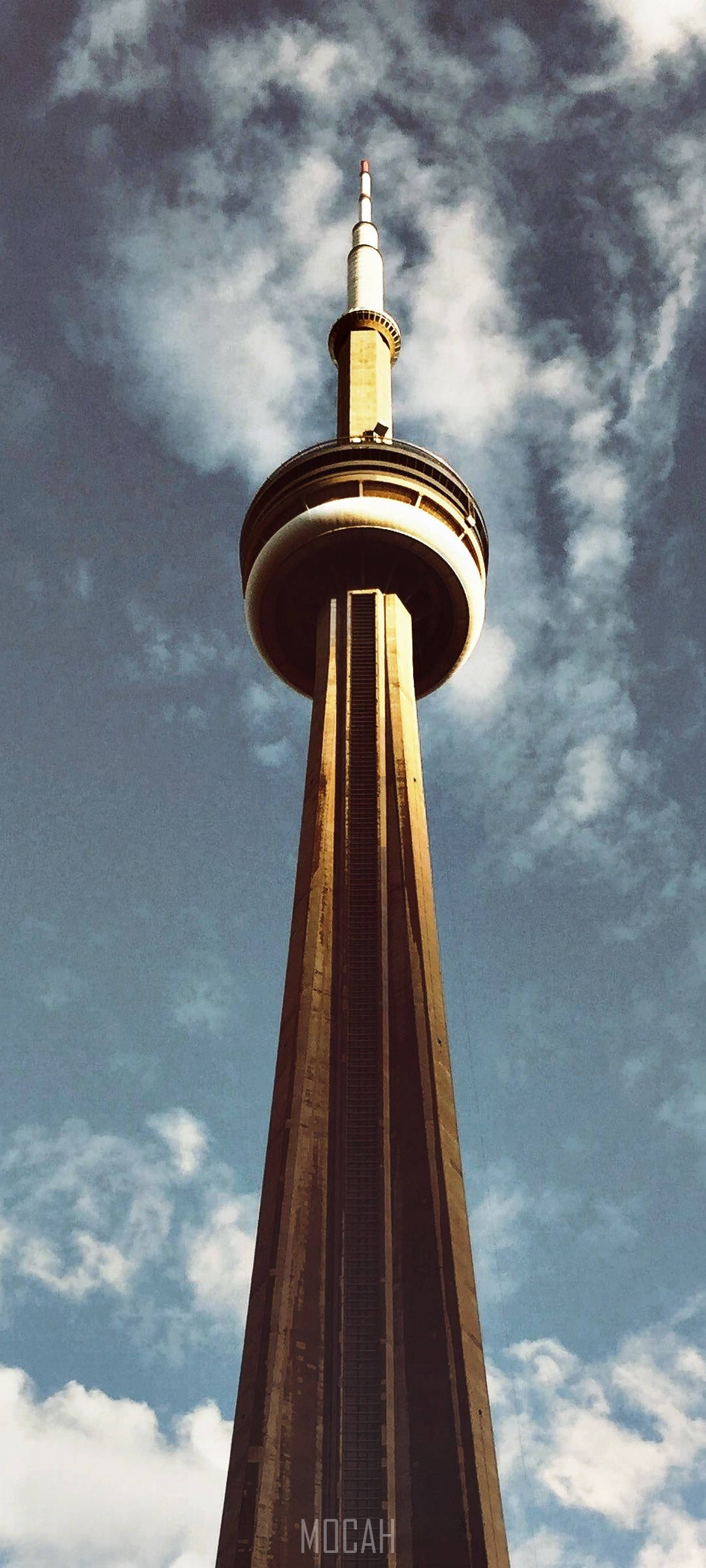 Mandhari ya Sky ya CN Tower Picha ya Ukuta