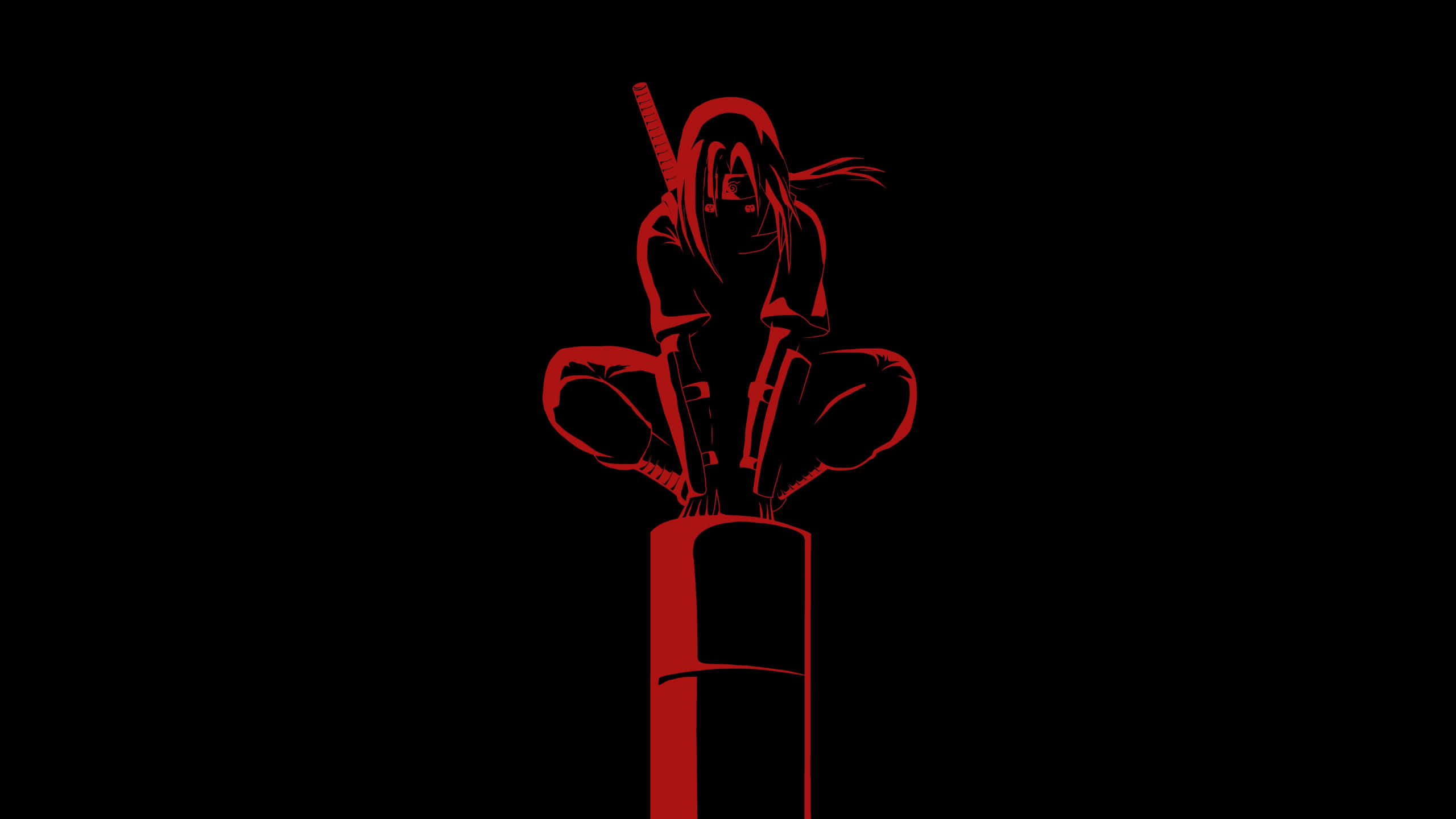 Mandhari ya Uchiha Itachi 1440p AMOLED Picha ya Ukuta