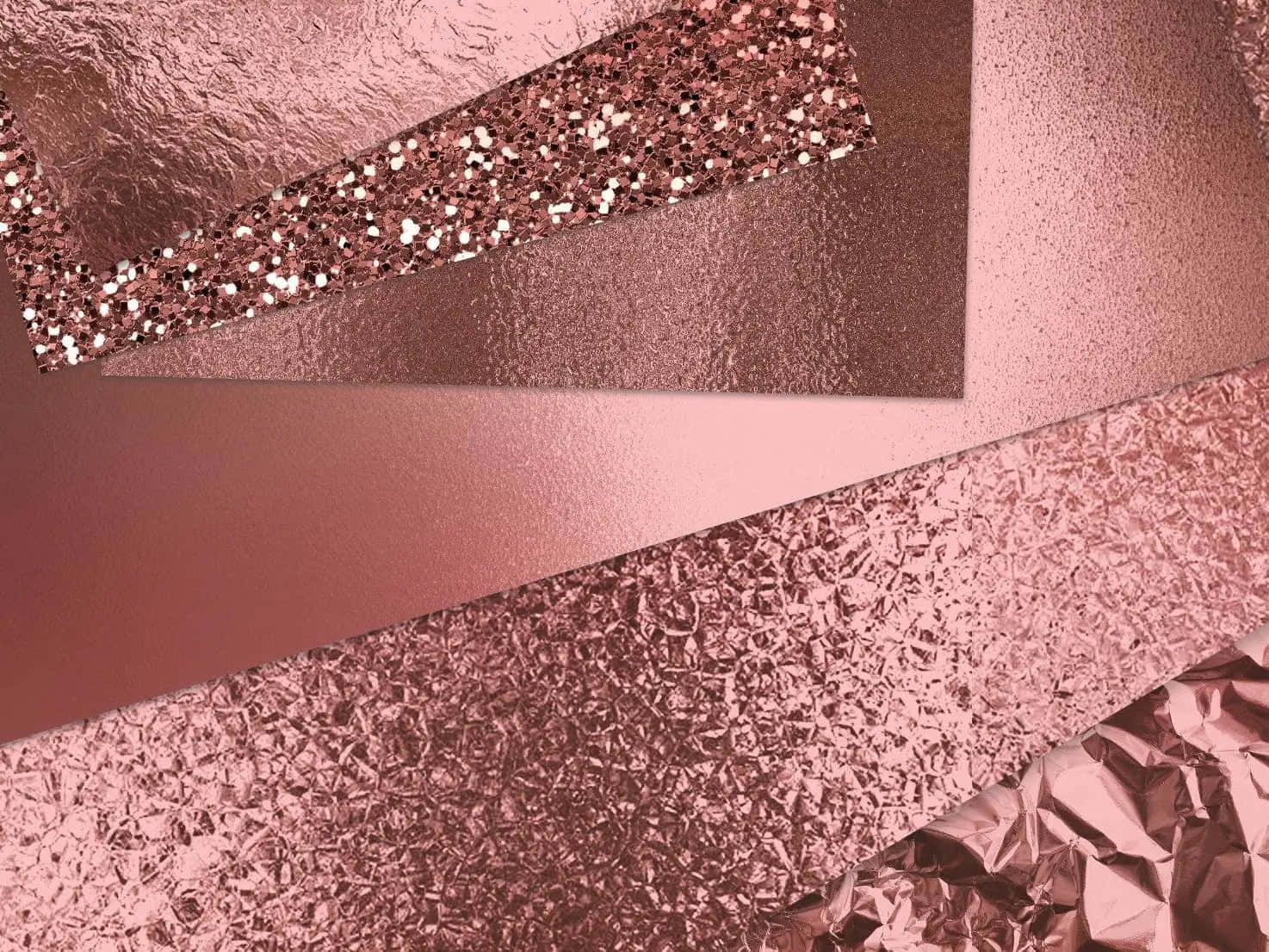Mandhari ya Urembo wa Rose Gold Picha ya Ukuta