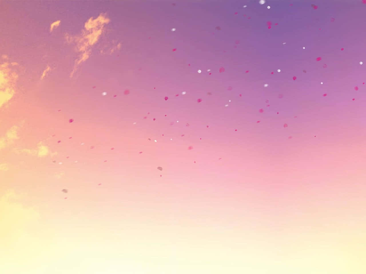 Mandharinyuma ya Anga la Pinki la Gradient Picha ya Ukuta