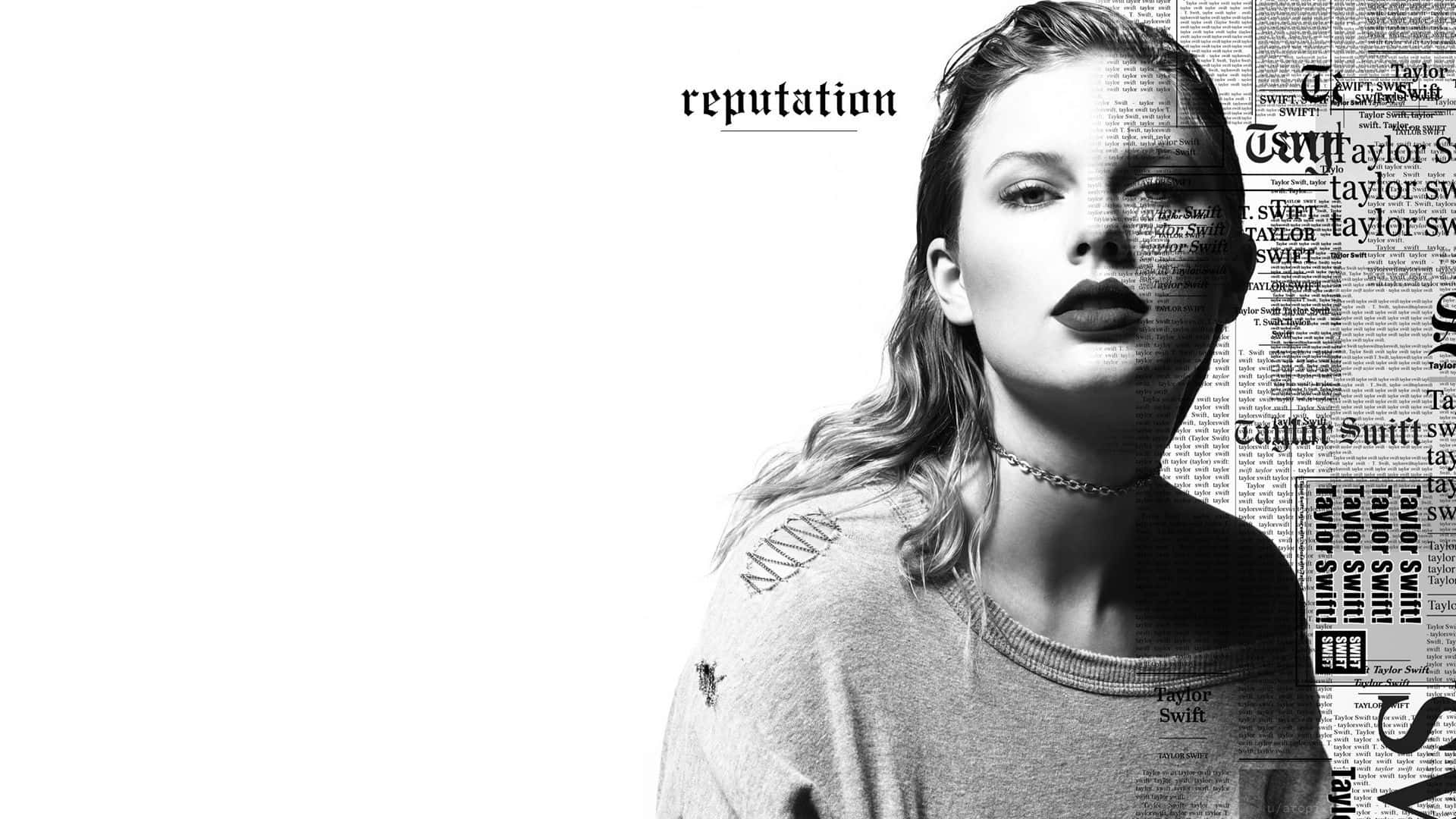 Mandharinyuma ya Jalada la Albamu ya Reputation ya Taylor Swift Picha ya Ukuta