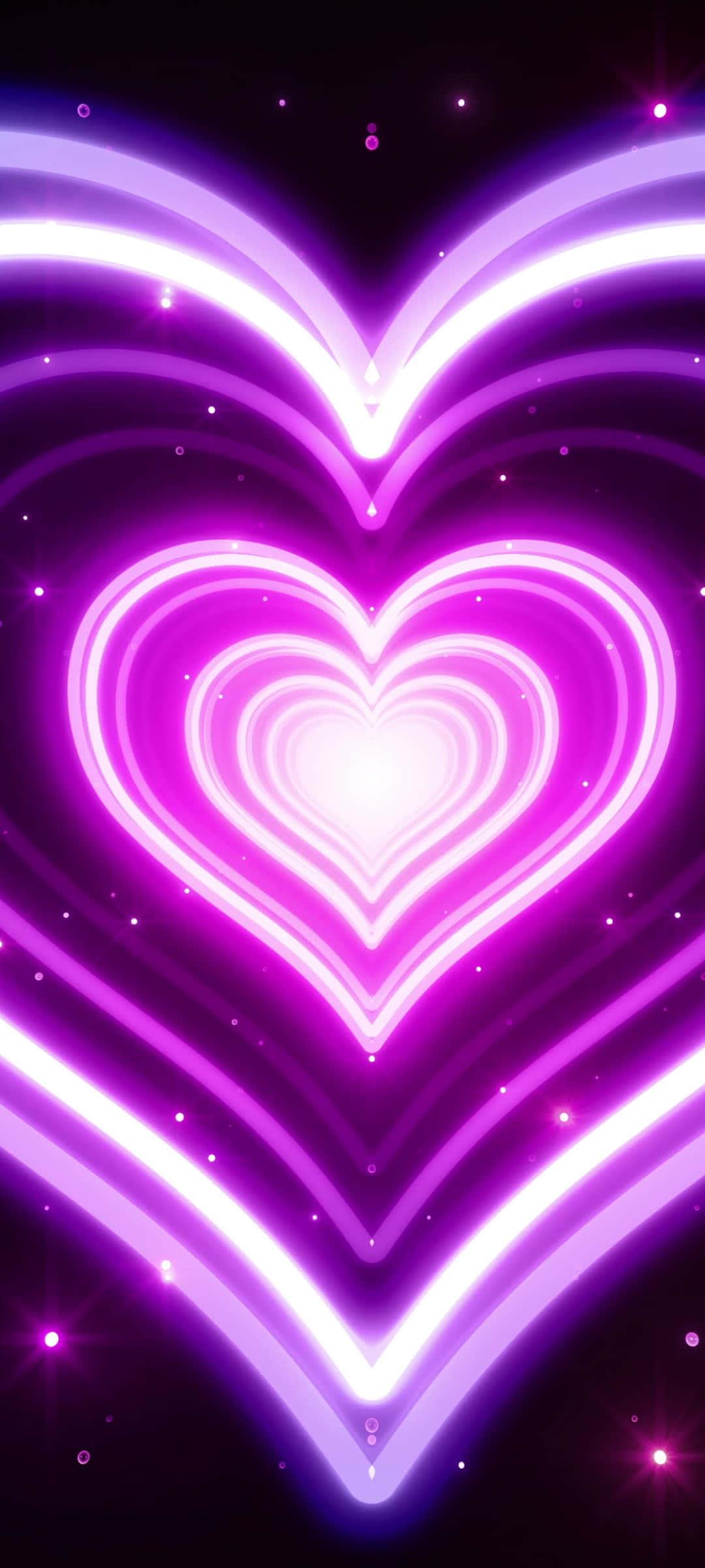 Mandharinyuma ya Neon Purple hutoa hisia ya kusisimua Picha ya Ukuta