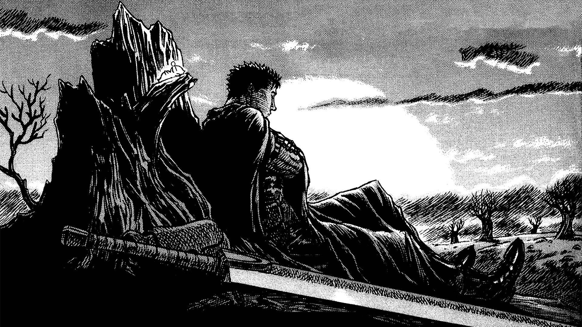 Manga 4K ya Berserk Picha ya Ukuta