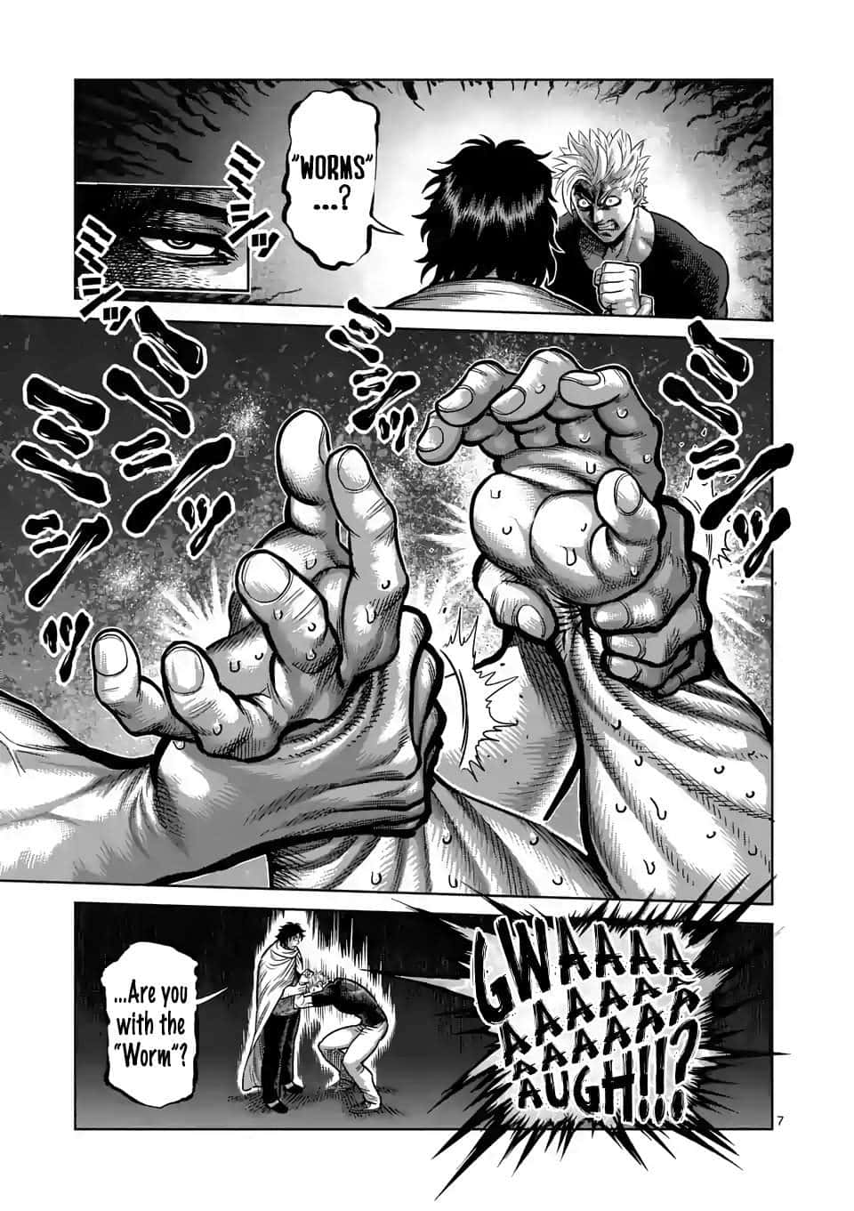 Manga Panel Ya Ohma Tokita Akifuati Picha ya Ukuta