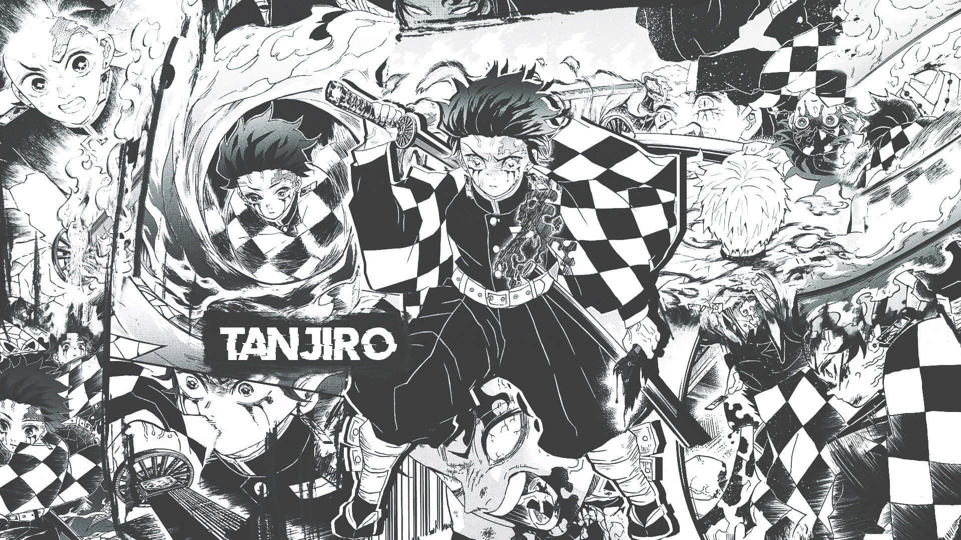 Manga ya Demon Slayer Tanjiro Picha ya Ukuta