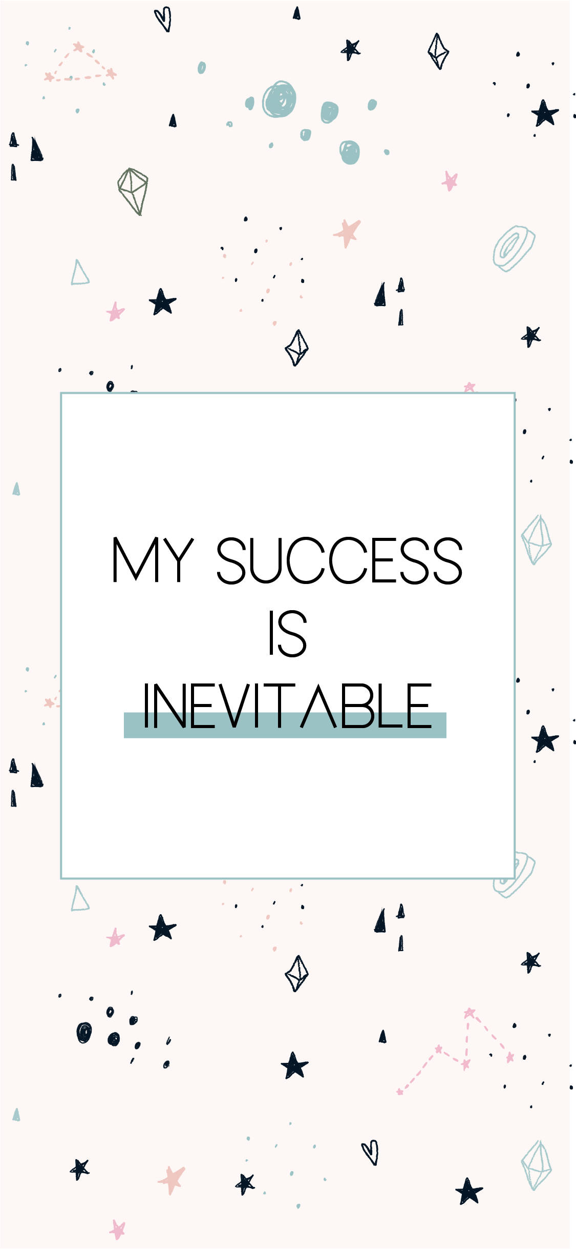 Manifest My Success Picha ya Ukuta