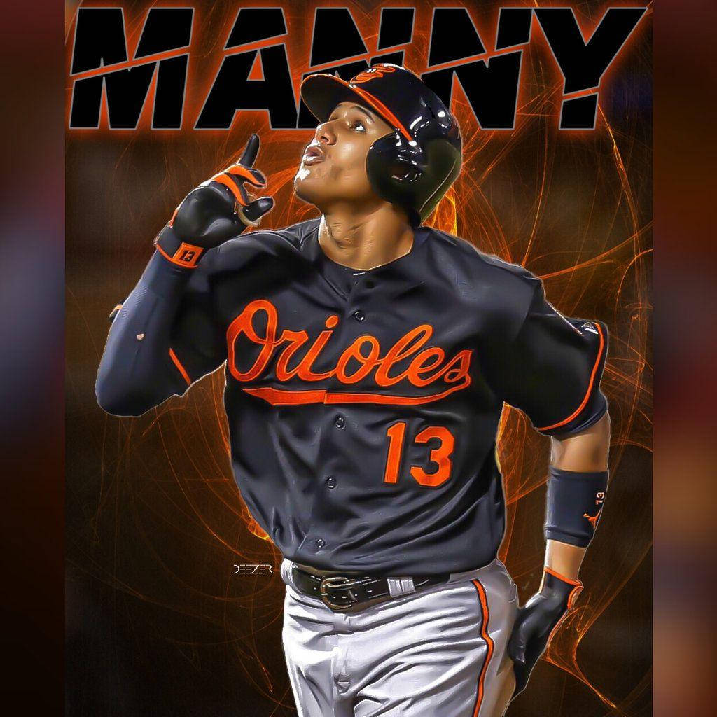 Manny Machado Orioles Poster Picha ya Ukuta
