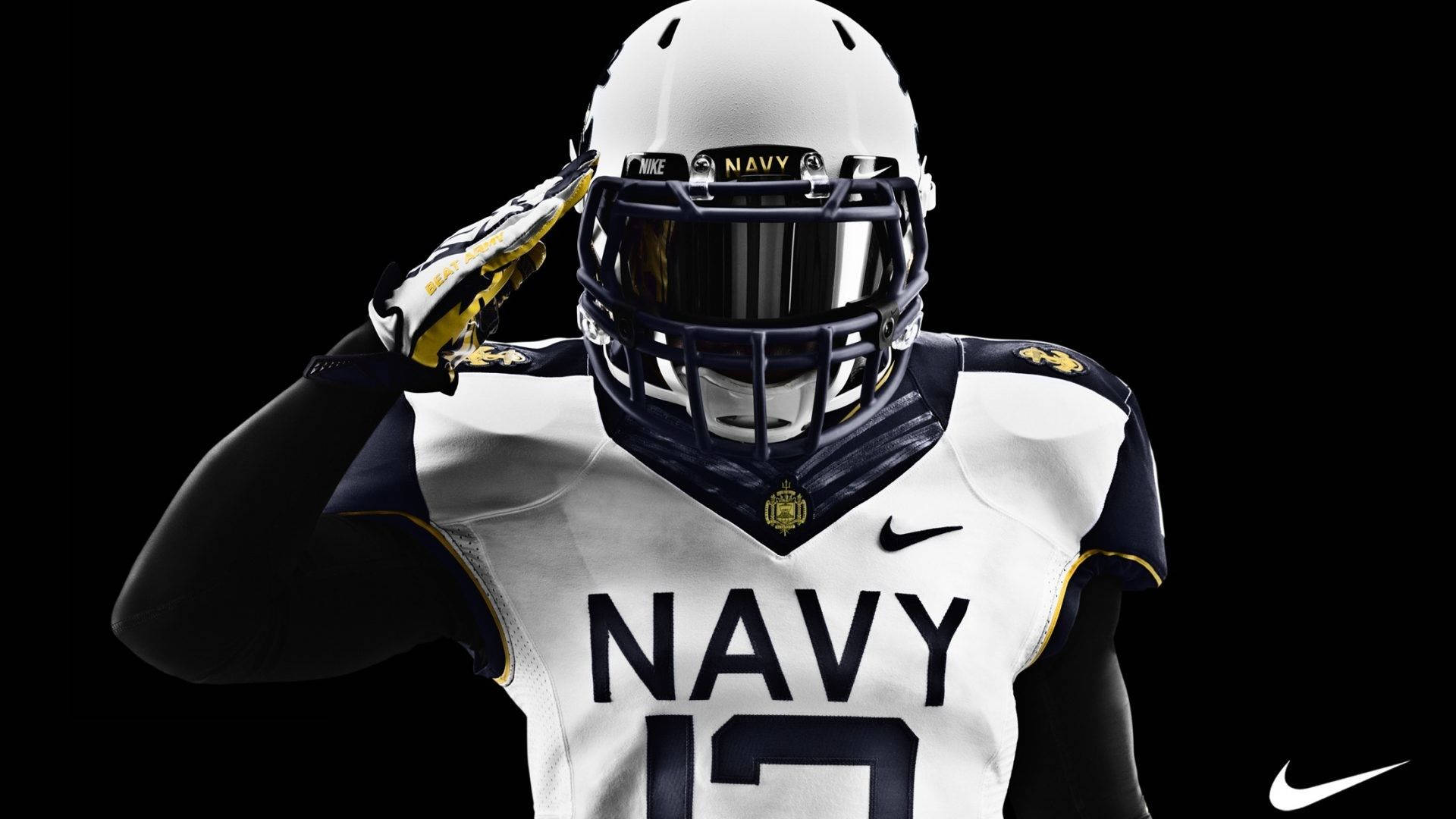 Maonyesho ya Kuvutia kutoka kwa Navy Midshipmen Yafanya Maonyesho ya Kuvutia ya Soka ya Chuo Picha ya Ukuta